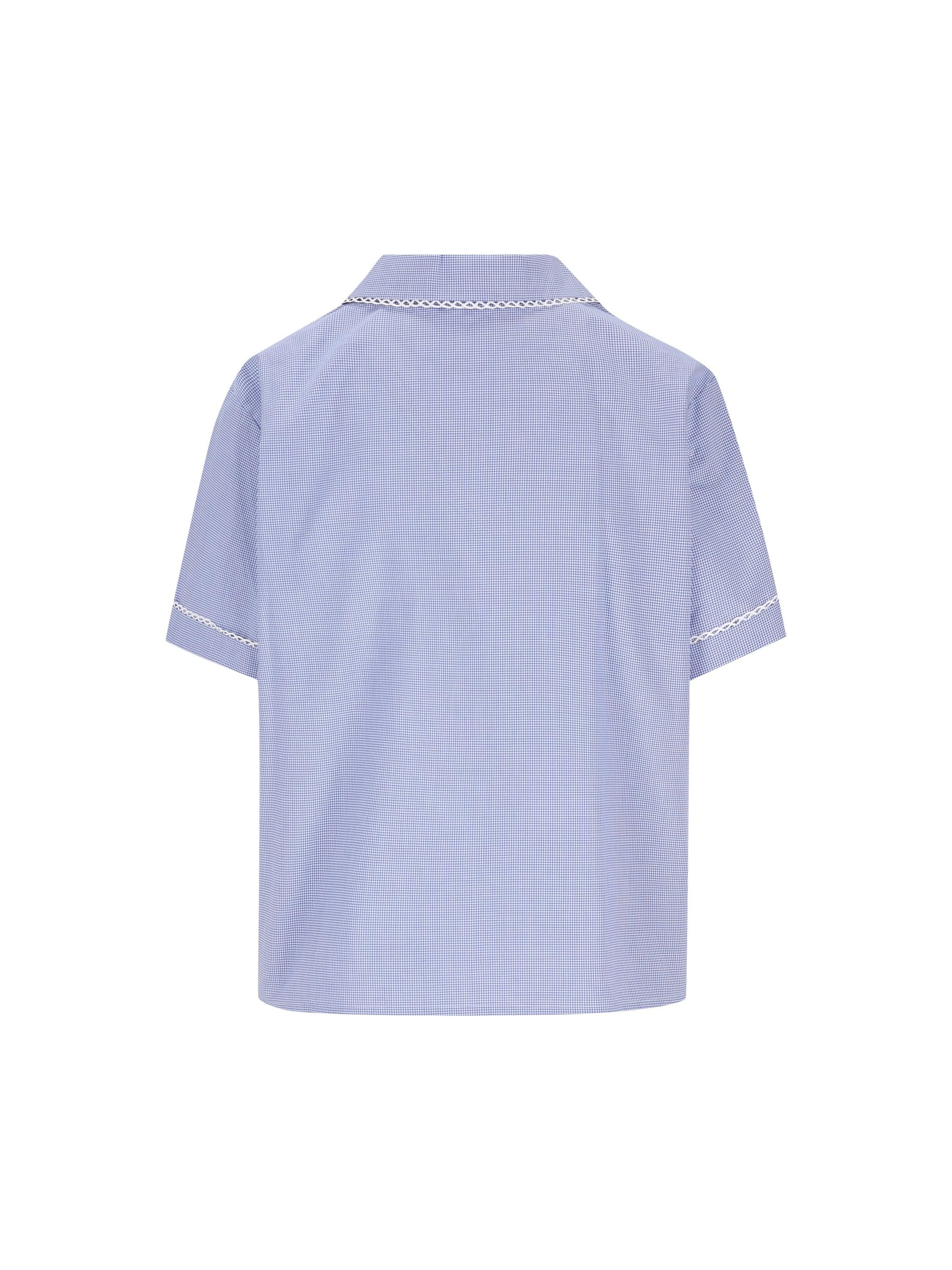 Vichy Shirt Miu miu – Гарантія оригінальності – вид ззаду