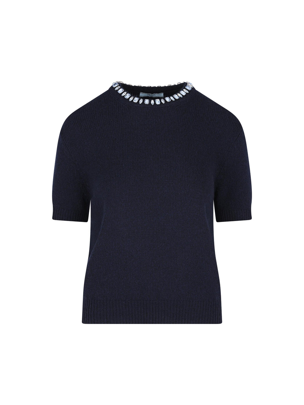 Wool And Cashmere Crew Neck Sweater Prada – Гарантія оригінальності – боковий вид