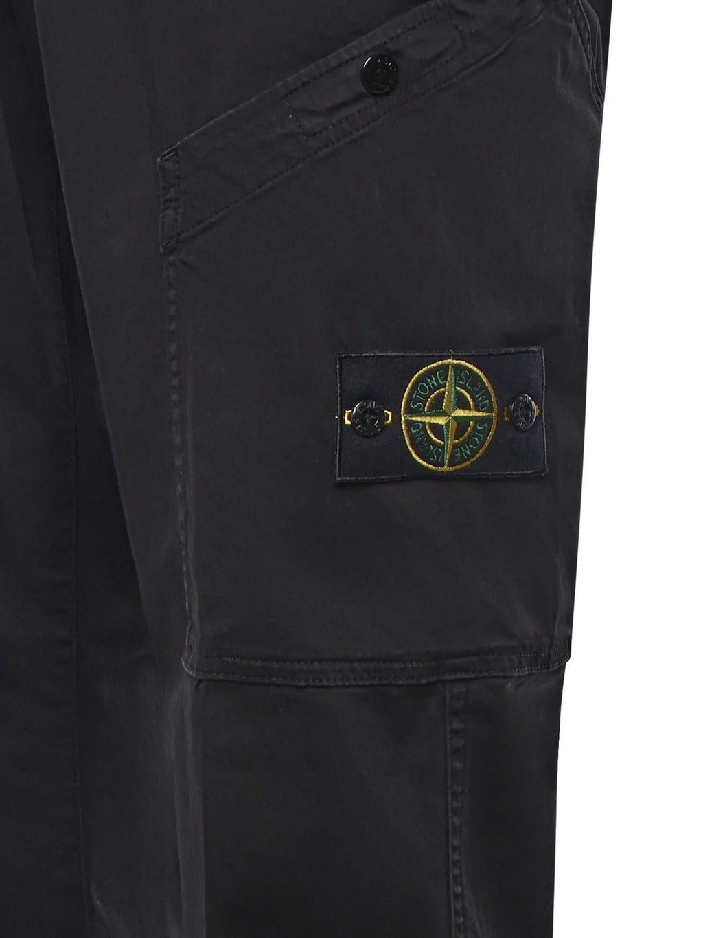 Pantalone Cargo In Raso DI Cotone Stone island оригінал – Купити в Україні – вид ззаду
