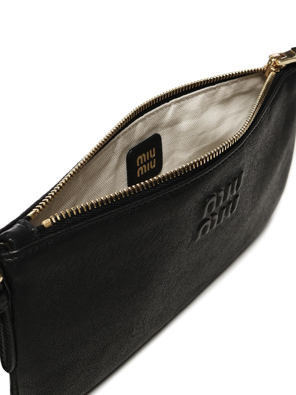 Pouch Con Logo Miu miu оригінал – Купити в Україні – збільшений вид