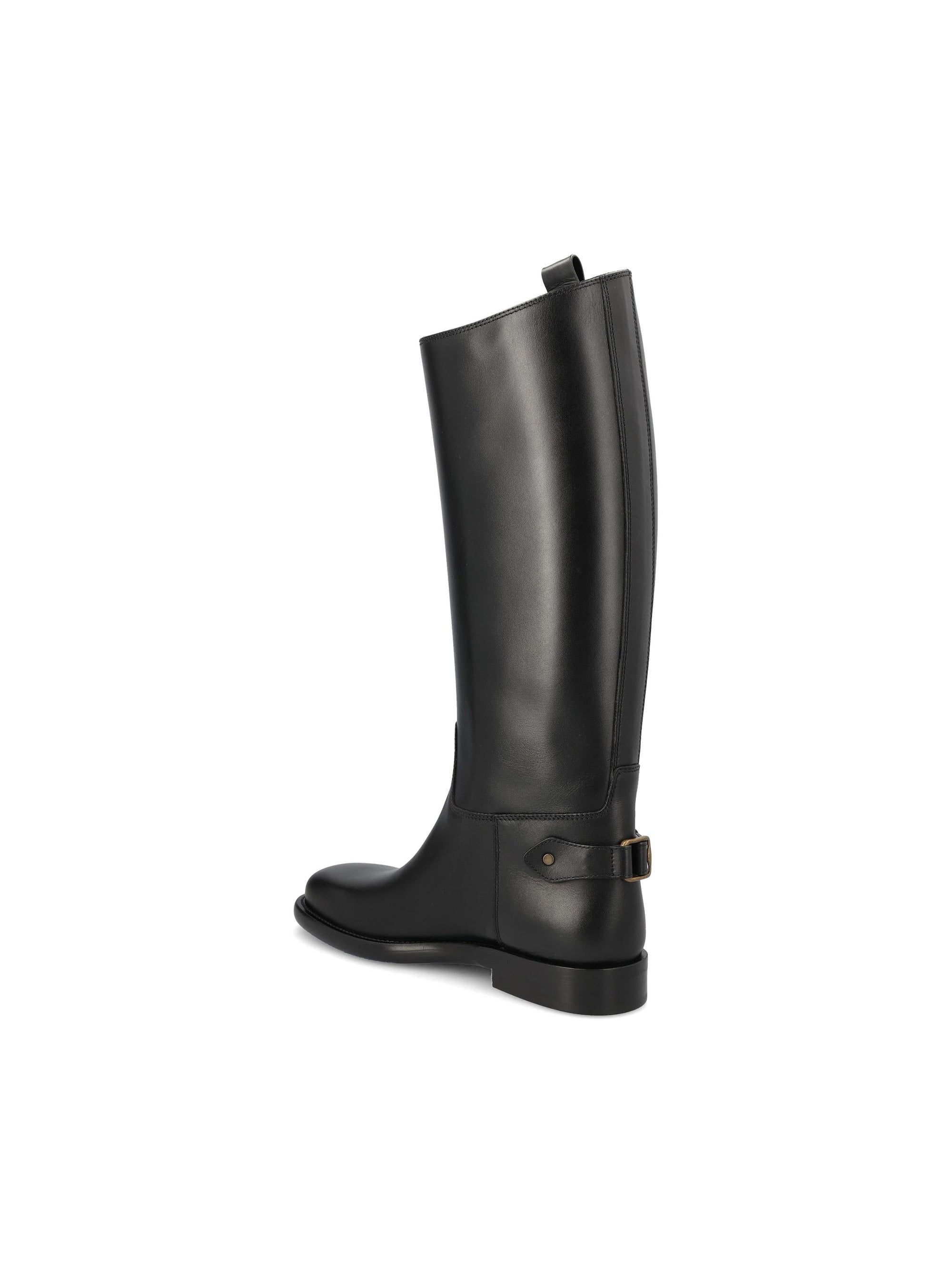 Оригінальна Cavalier Leather Boots Burberry – детальний вид