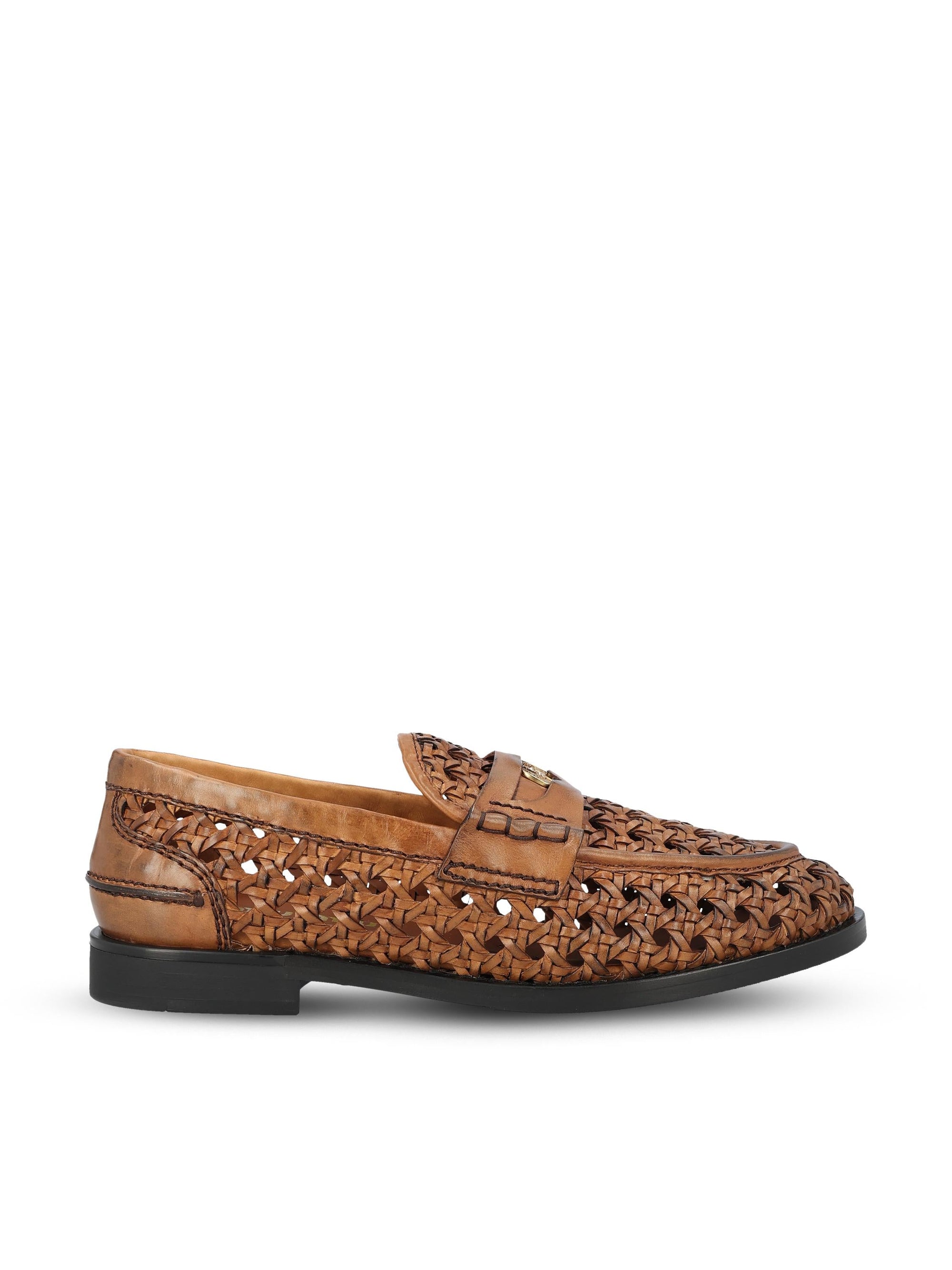 Оригінальна Leather Loafers Miu miu – боковий вид