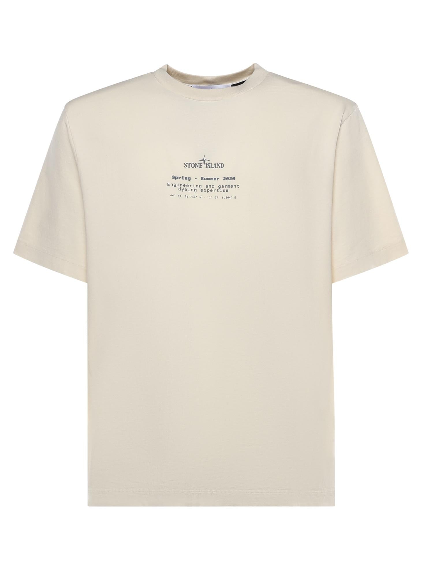 T-Shirt Con Stampa Stone Stone island оригінал – Купити в Україні – боковий вид