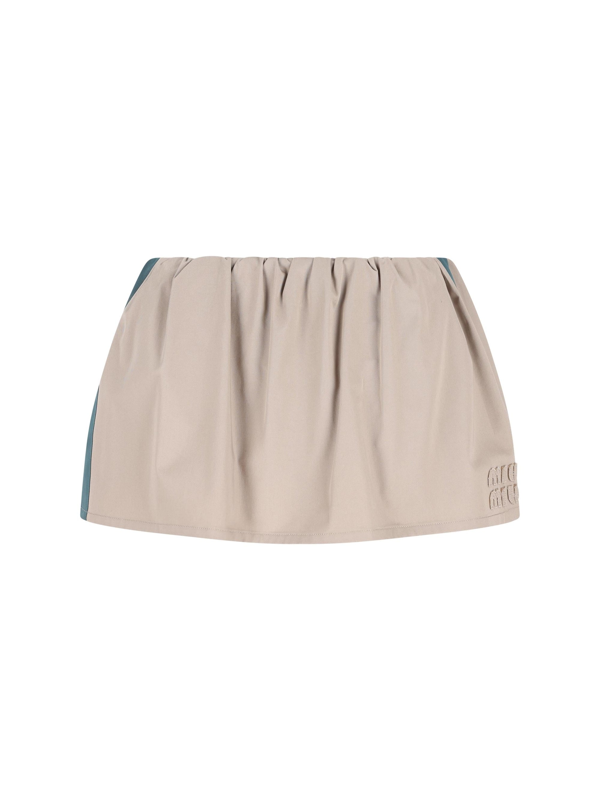 Cotton Skirt Miu miu оригінал – Купити в Україні – боковий вид