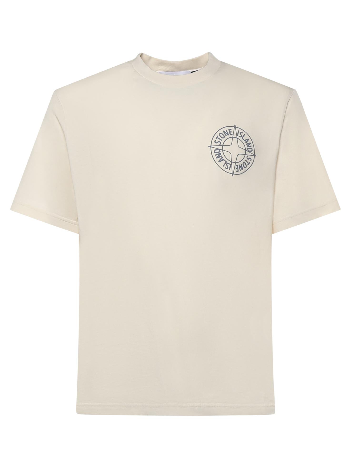 T-Shirt Con Stampa Stone Stone island оригінал – Купити в Україні – боковий вид