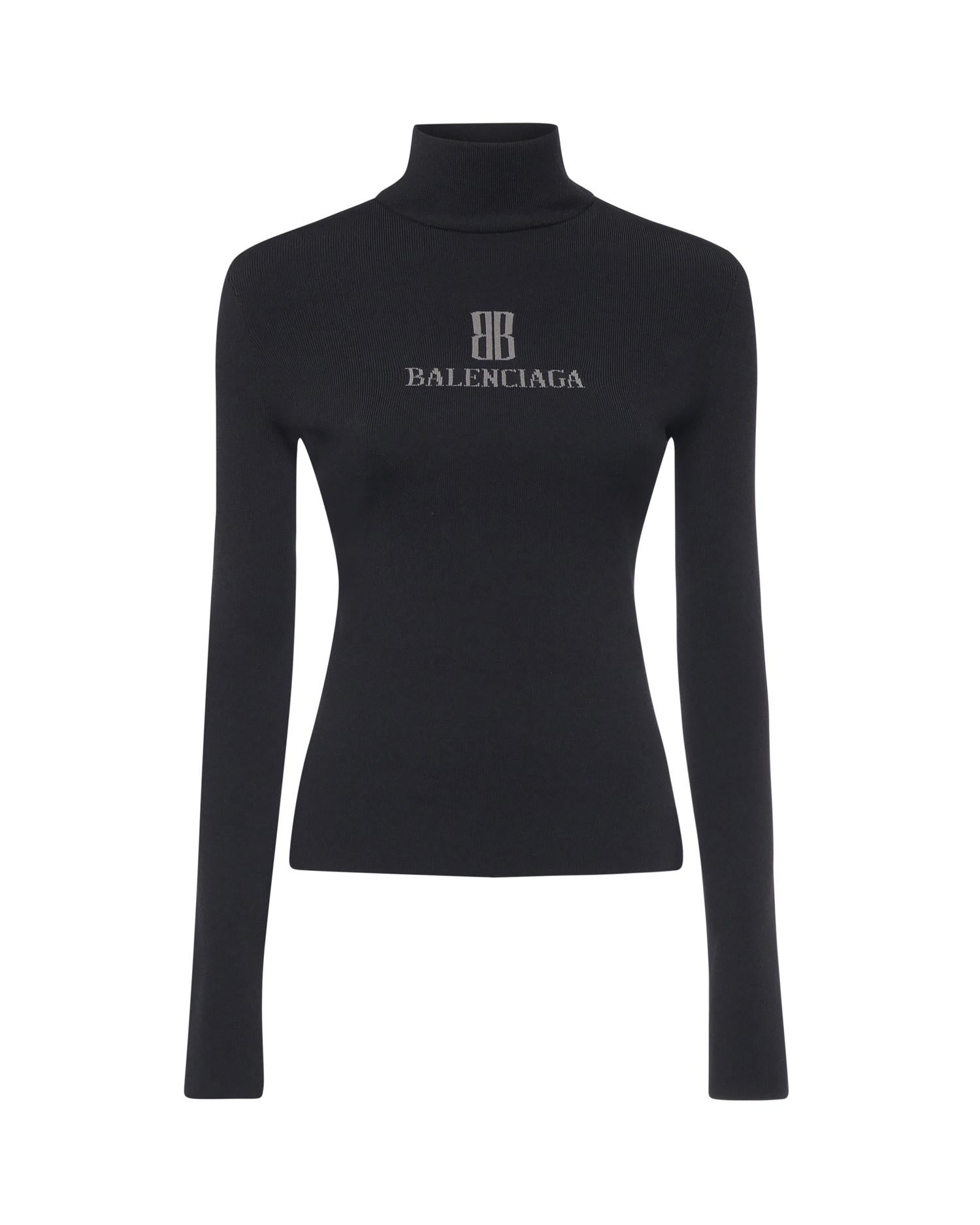 Pullover Con Logo Lettering Balenciaga – Гарантія оригінальності – боковий вид