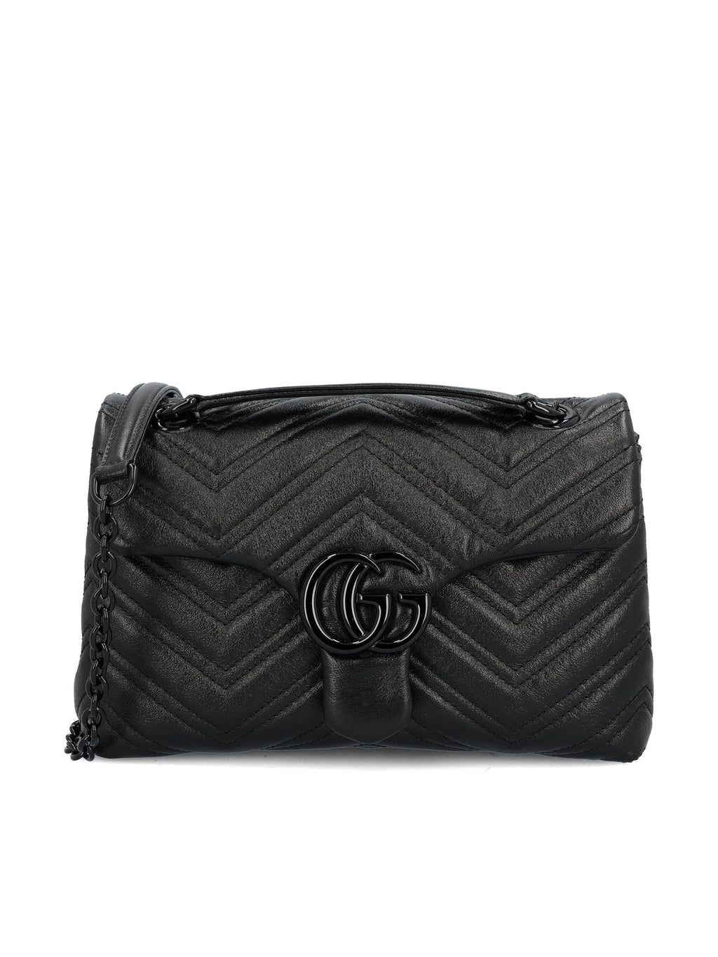 Borsa A Spalla Gg Marmont Piccola Gucci – Гарантія оригінальності – боковий вид
