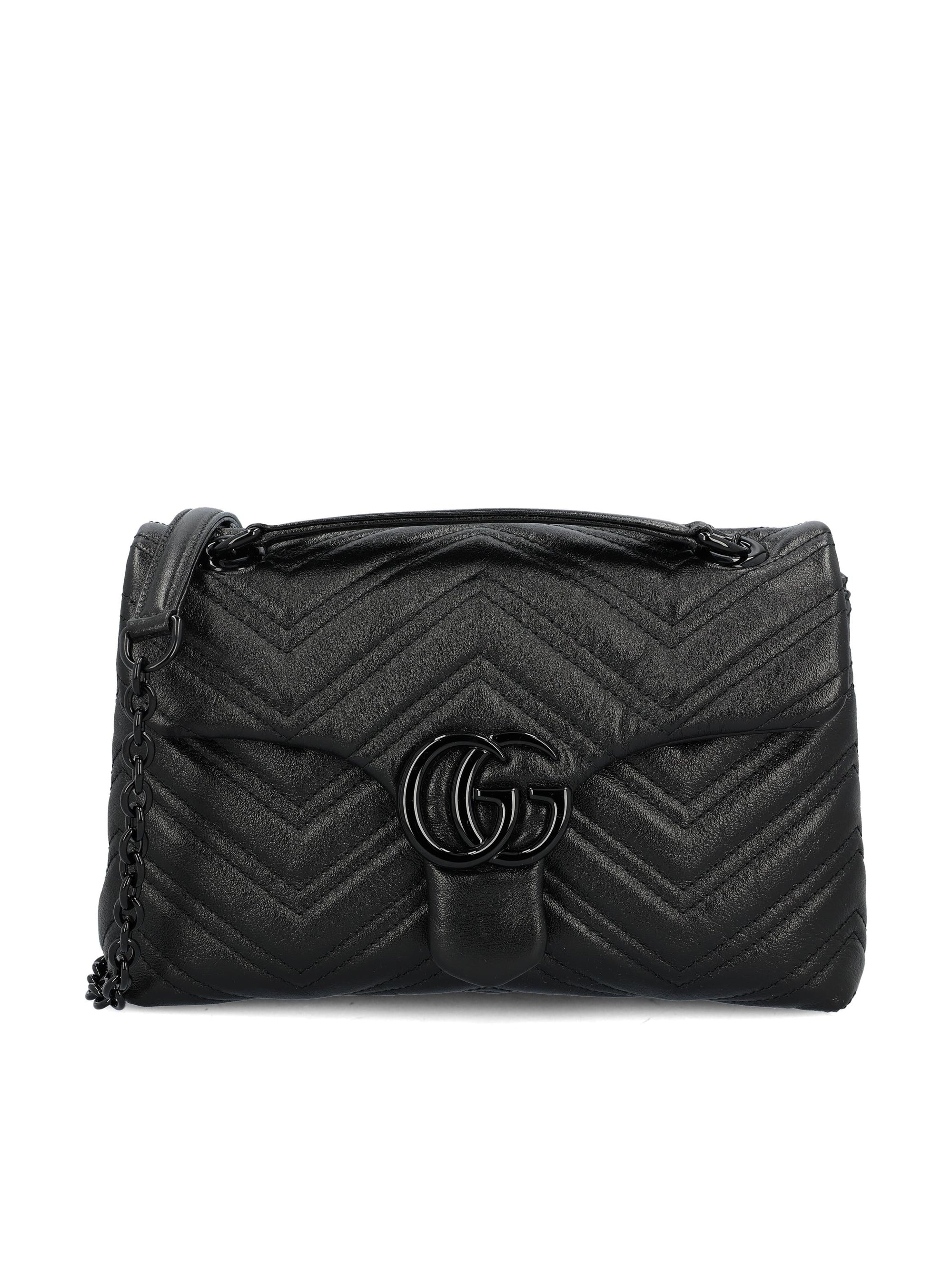Borsa A Spalla Gg Marmont Piccola Gucci – Гарантія оригінальності – боковий вид