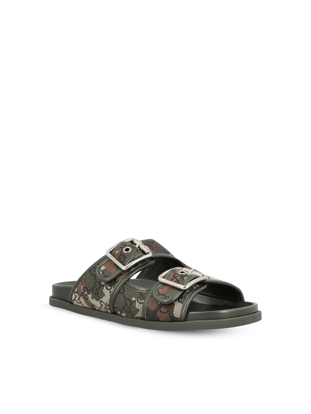 Slide Sandal With Buckles Gucci – Гарантія оригінальності – вид ззаду