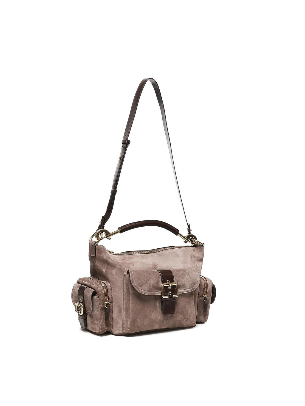 Camera Bag In Pelle Scamosciata Chloe – Гарантія оригінальності – вид ззаду