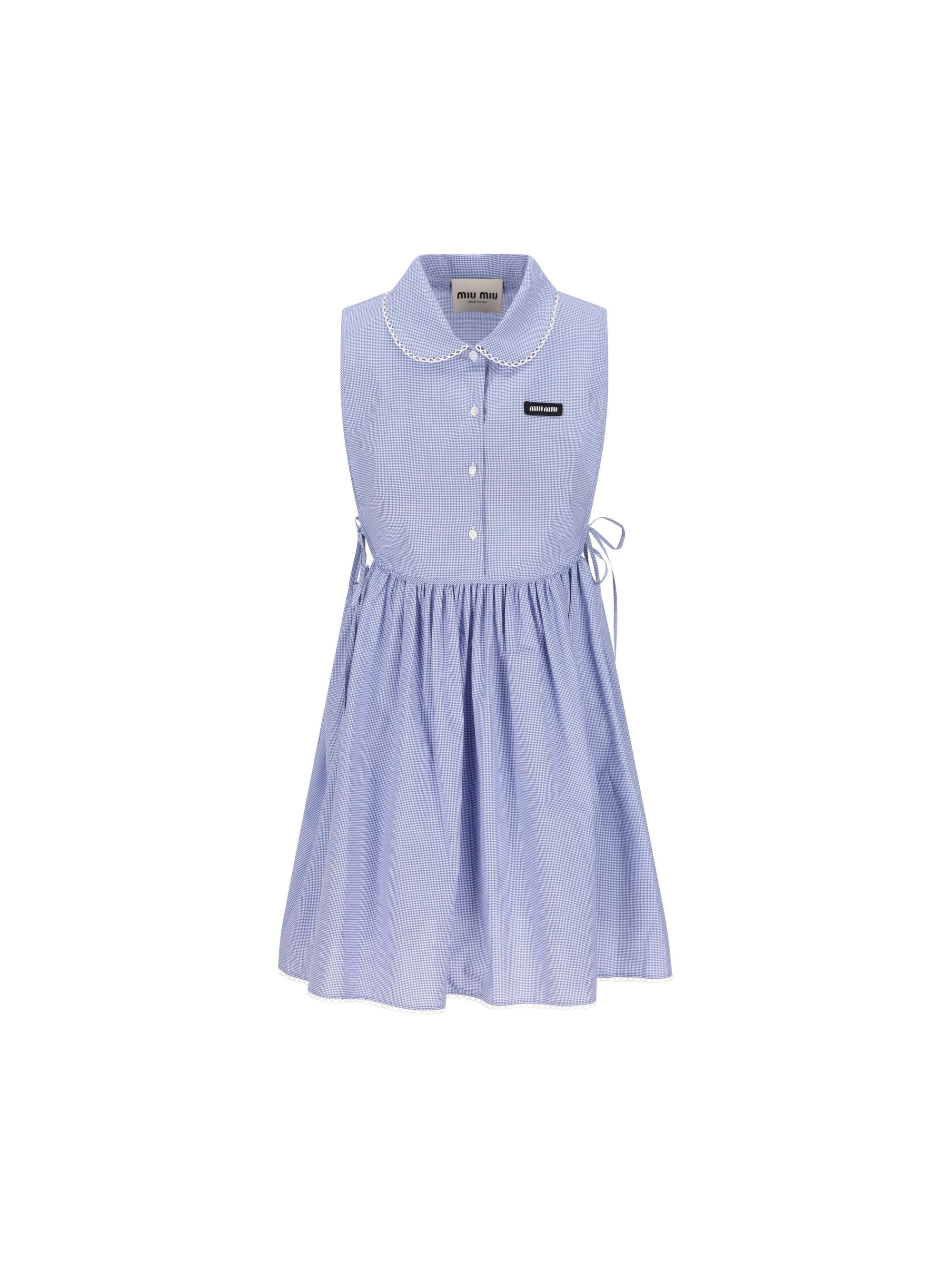 Cotton Dress Miu miu оригінал – Купити в Україні – боковий вид