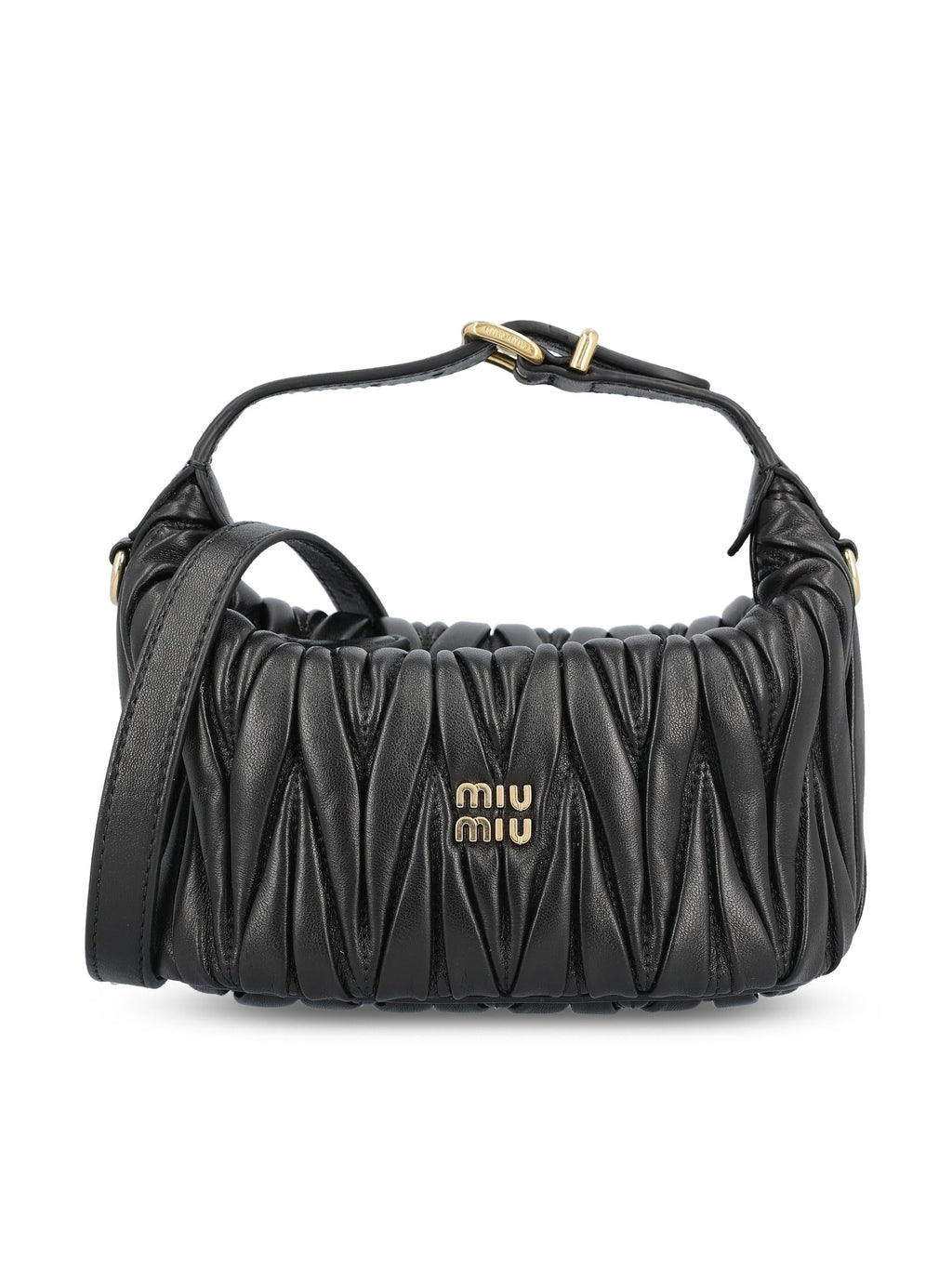 Оригінальна Nappa Pouch Miu miu – боковий вид