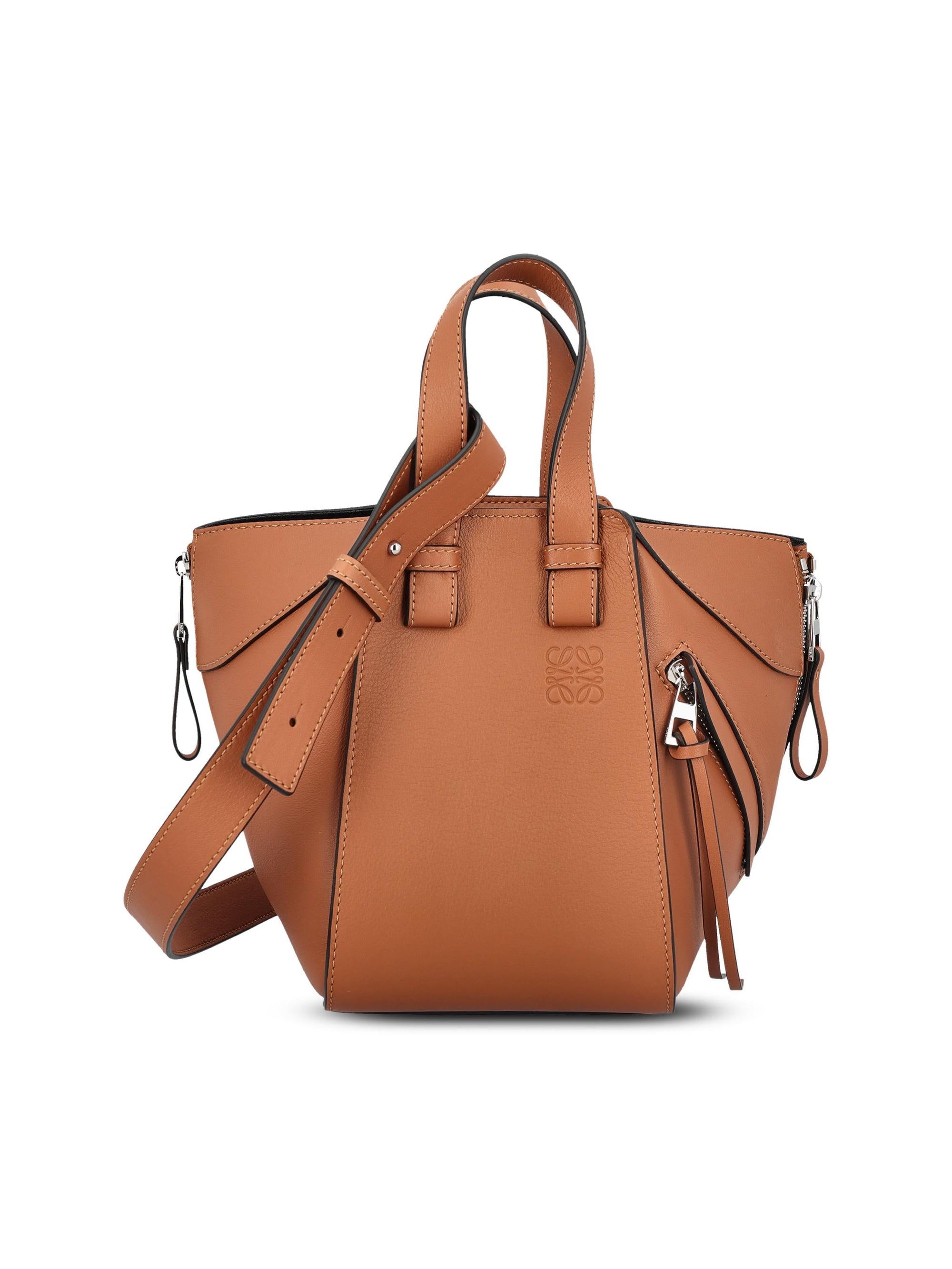 Hammock Leather Bag Loewe – Гарантія оригінальності – боковий вид