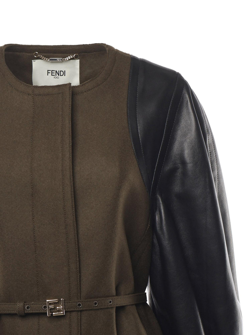 Cappotto MIDI In Lana Fendi – Гарантія оригінальності – вид ззаду