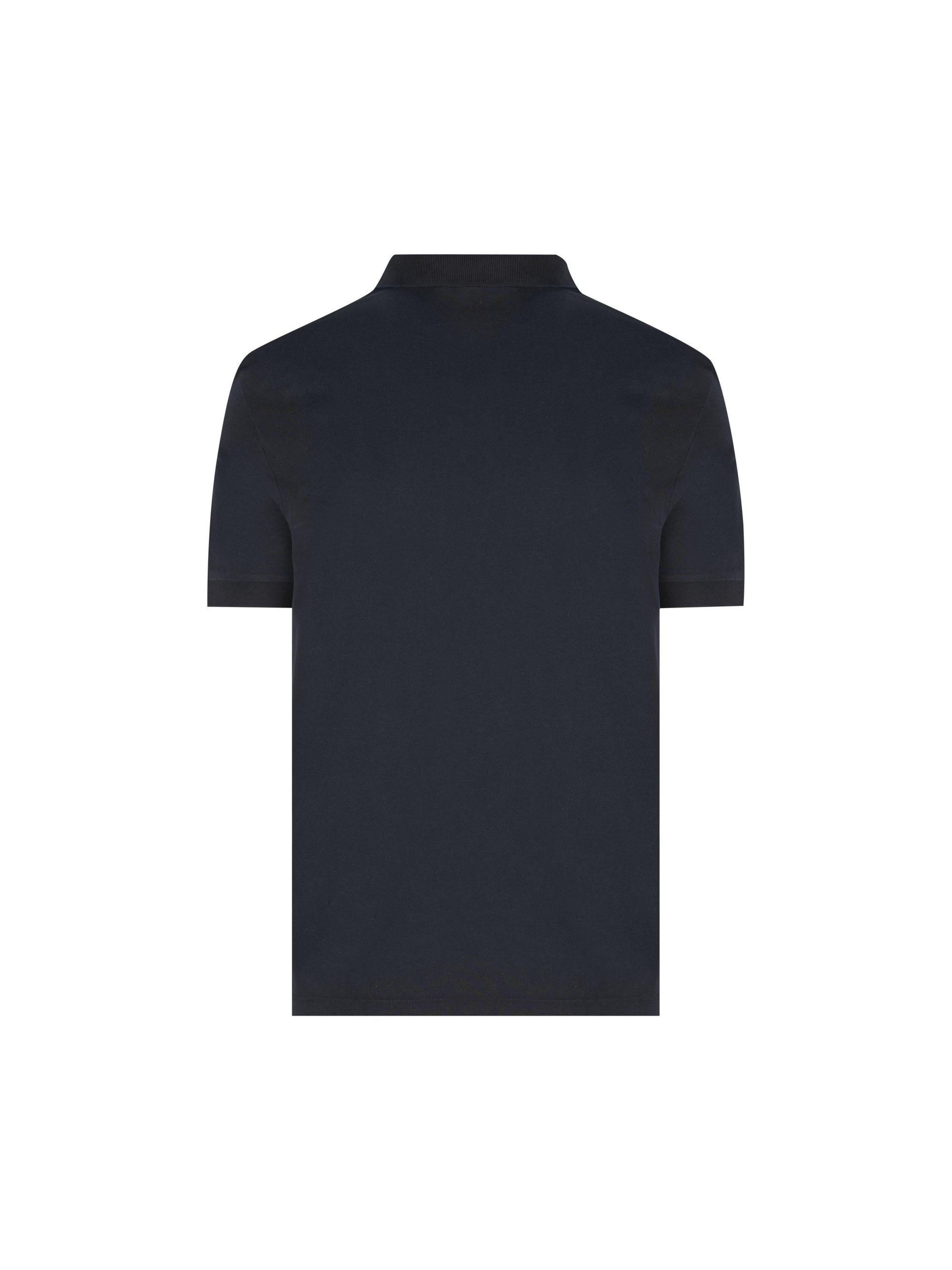 Cotton Polo Shirt Stone island – Гарантія оригінальності – вид ззаду