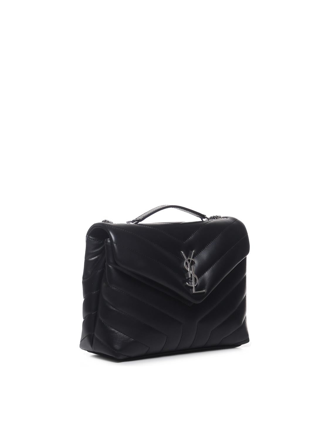 Borsa Loulou Piccola In Pelle Saint laurent – Гарантія оригінальності – вид ззаду