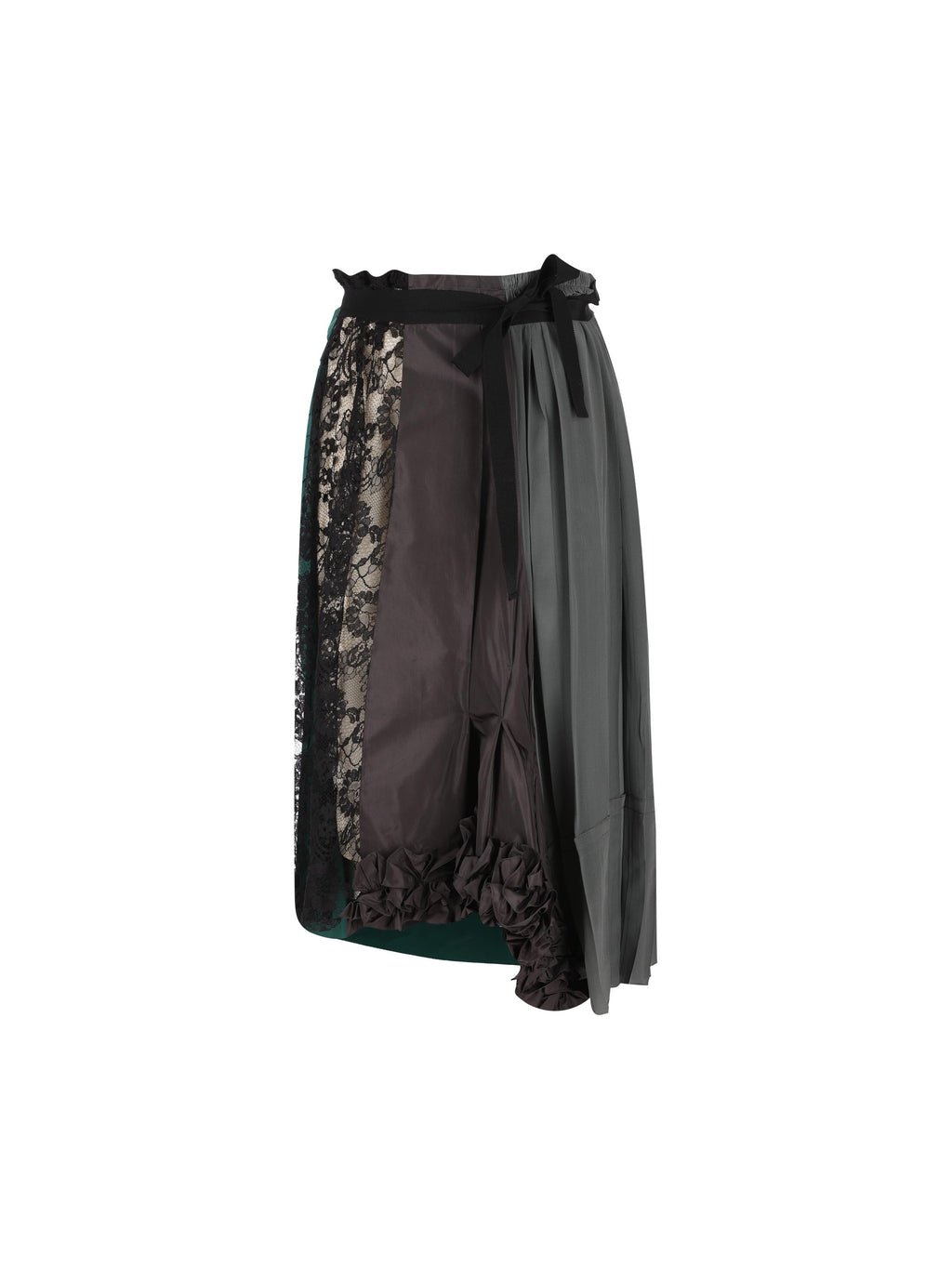Patchwork Taffeta Skirt Prada оригінал – Купити в Україні – боковий вид