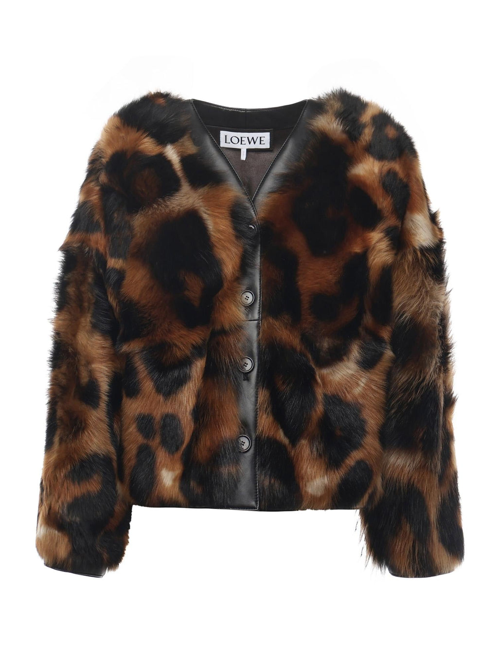 Cardigan In Shearling Loewe – Гарантія оригінальності – боковий вид