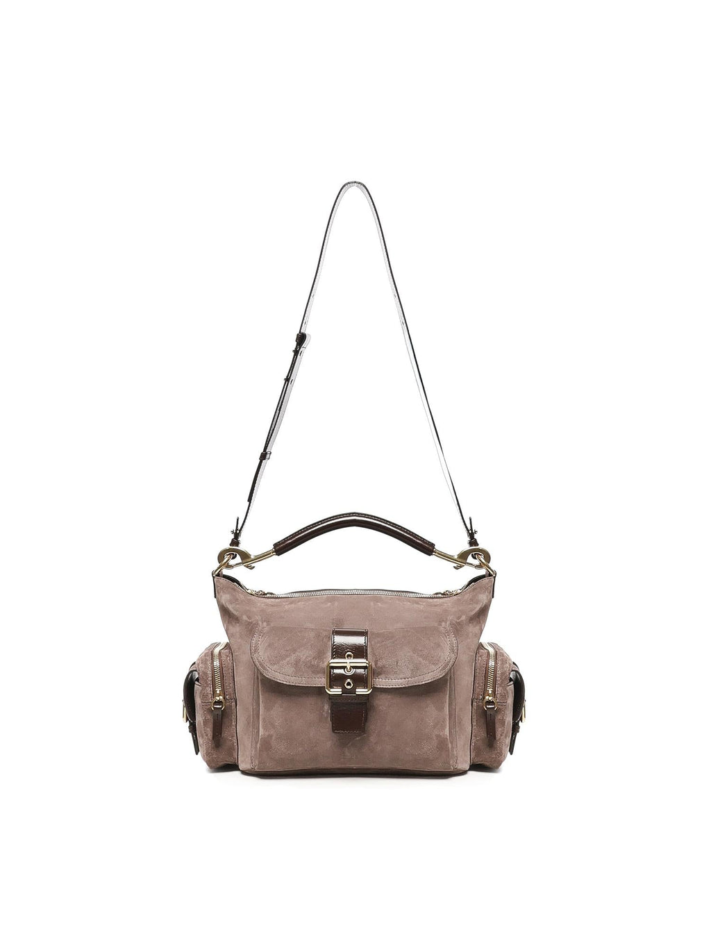 Camera Bag In Pelle Scamosciata Chloe – Гарантія оригінальності – боковий вид