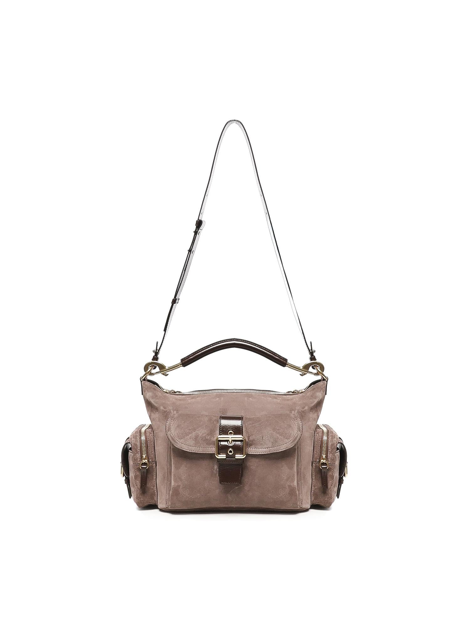 Camera Bag In Pelle Scamosciata Chloe – Гарантія оригінальності – боковий вид