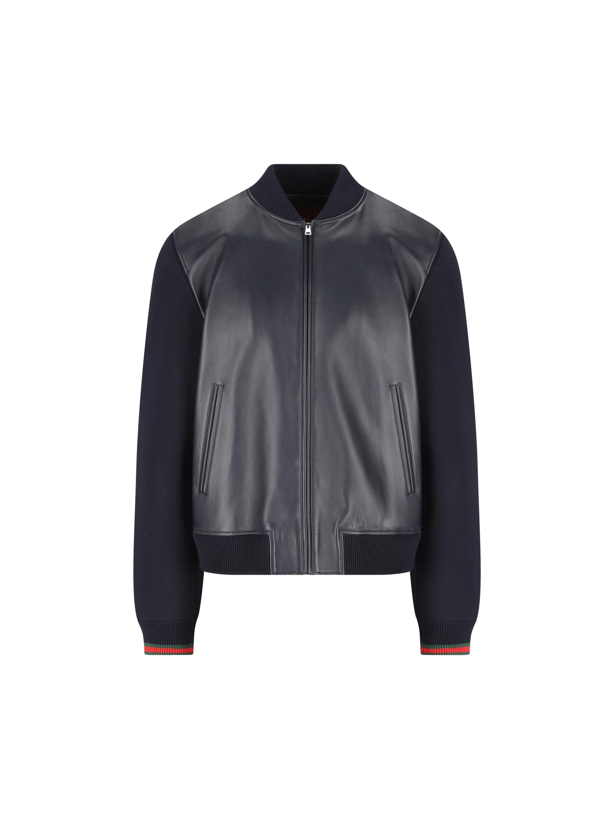 Bomber In Nappa E Maglia Gucci оригінал – Купити в Україні – боковий вид