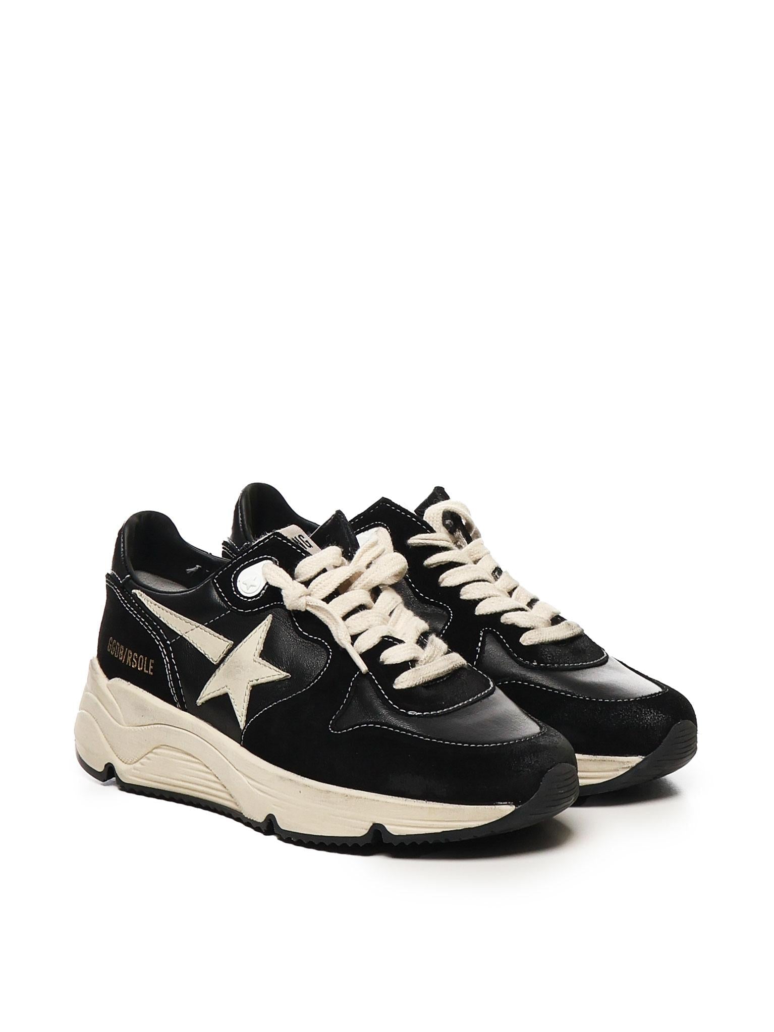 Sneaker Running Sole In Nappa E Suede Golden goose – Гарантія оригінальності – вид ззаду