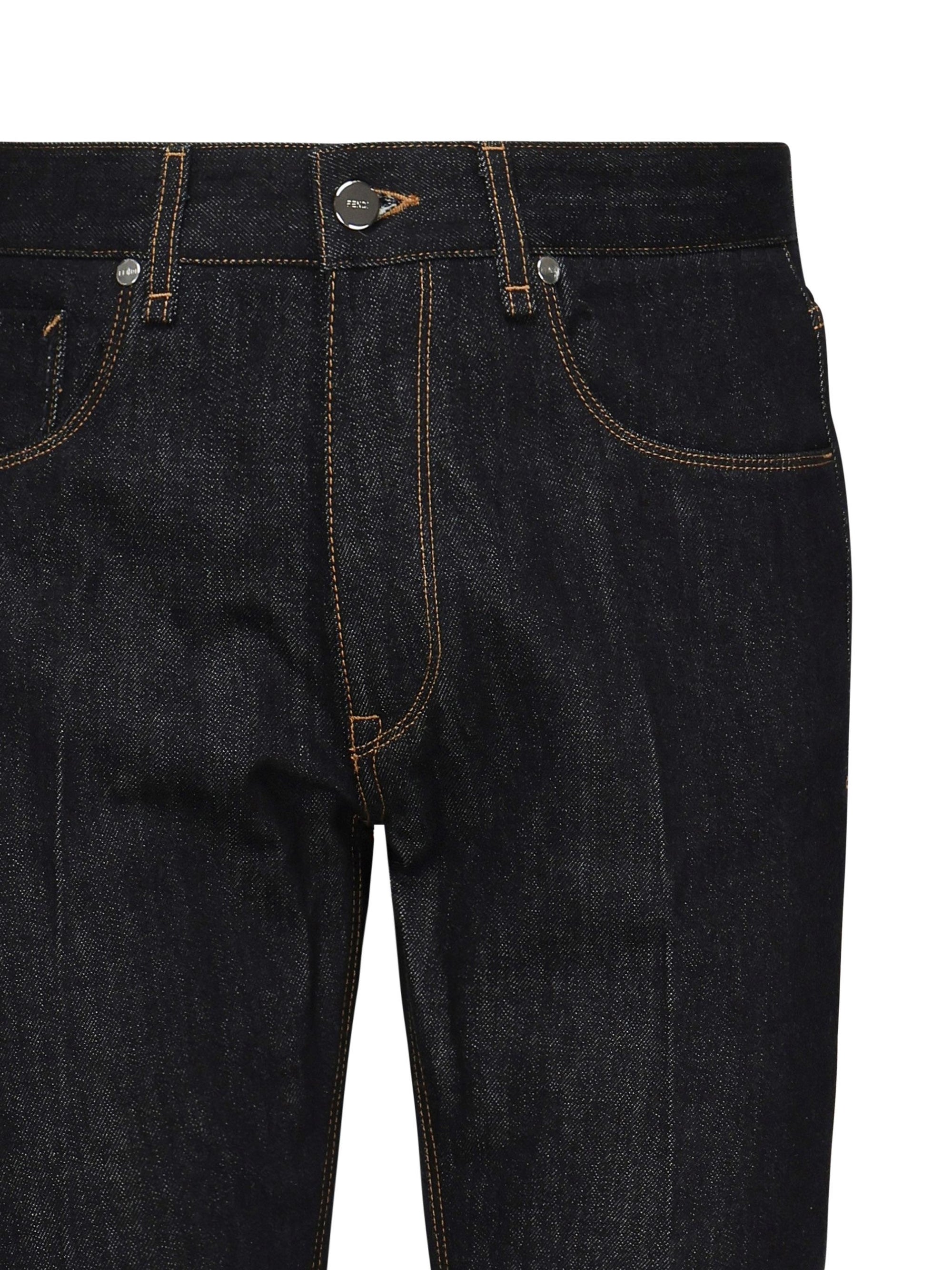 Оригінальна Denim Selleria Con Logo Fendi – вид ззаду