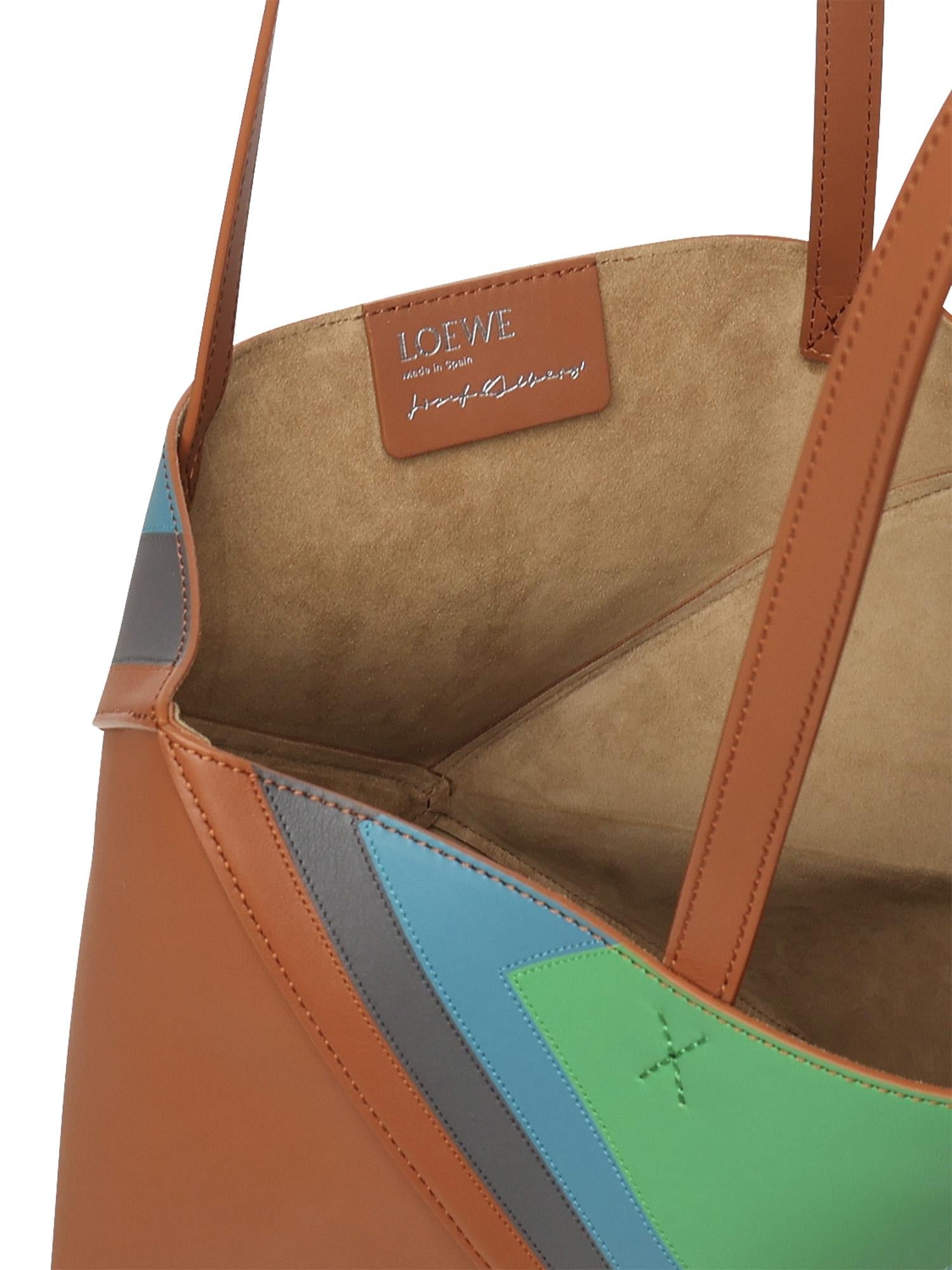 Borsa Puzzle Fold Tote Media In Nappa DI Vitello Loewe оригінал – Купити в Україні – збільшений вид