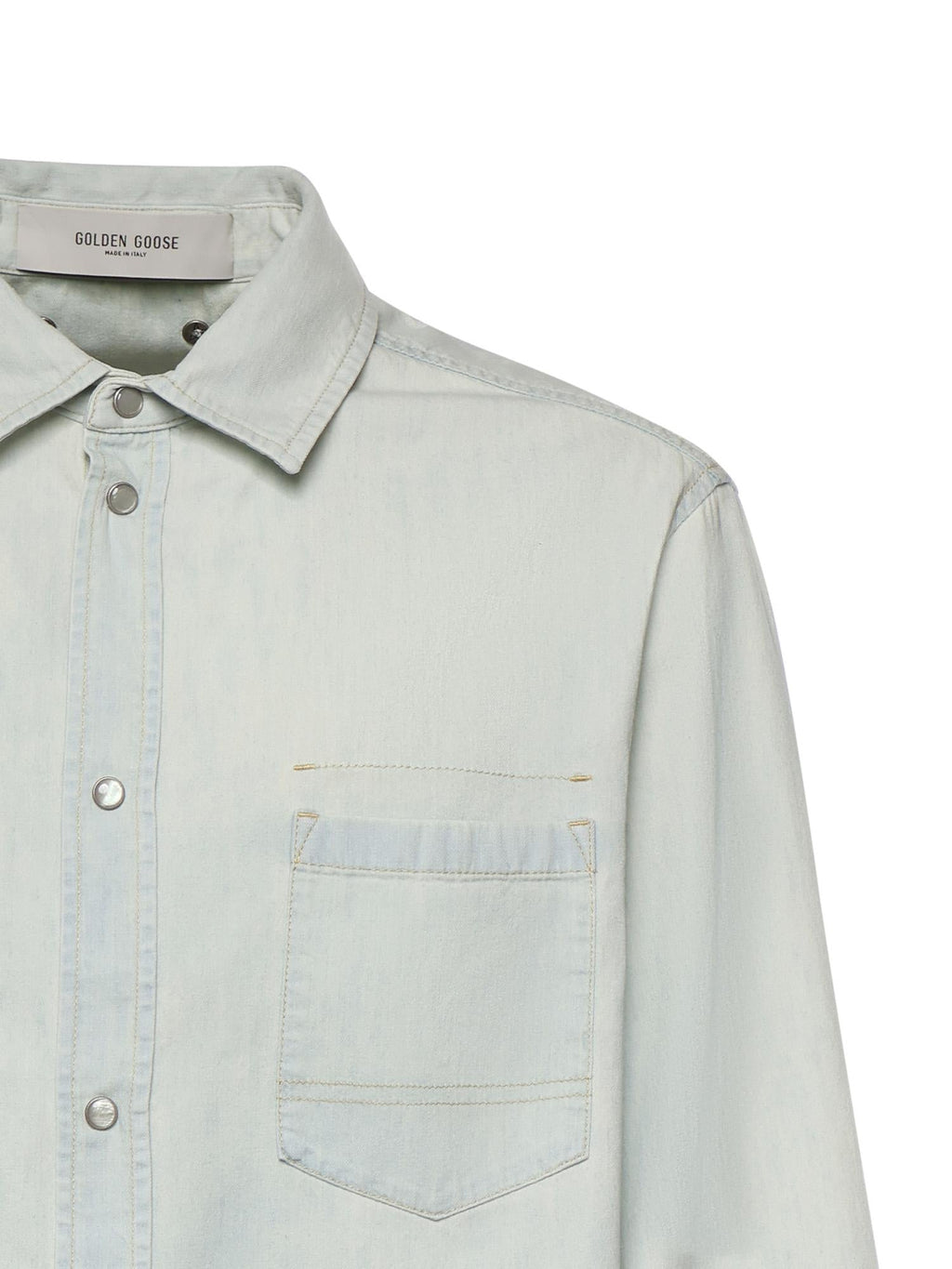 Overshirt In Denim Golden goose оригінал – Купити в Україні – вид ззаду