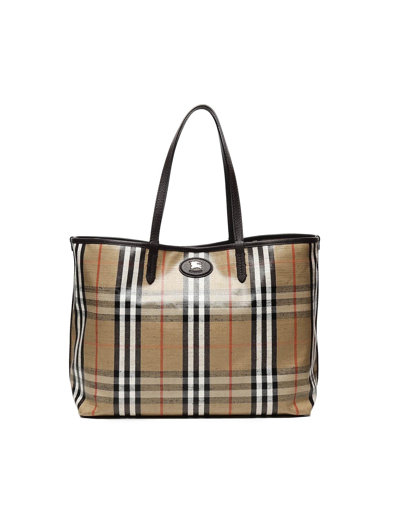 Borsa A Mano Highlands Burberry – Гарантія оригінальності – боковий вид