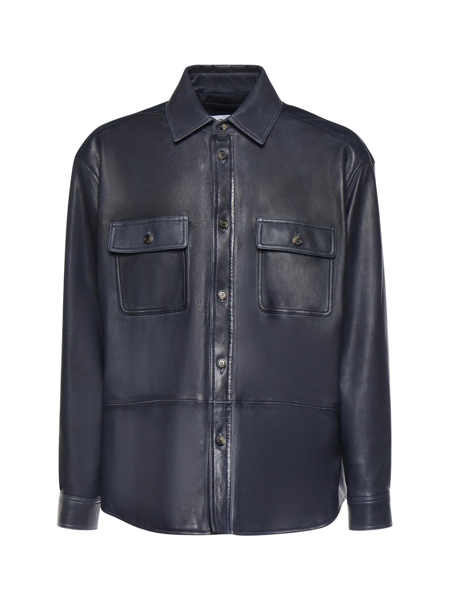 Overshirt In Nappa DI Agnello E Cotone Loewe – Гарантія оригінальності – боковий вид