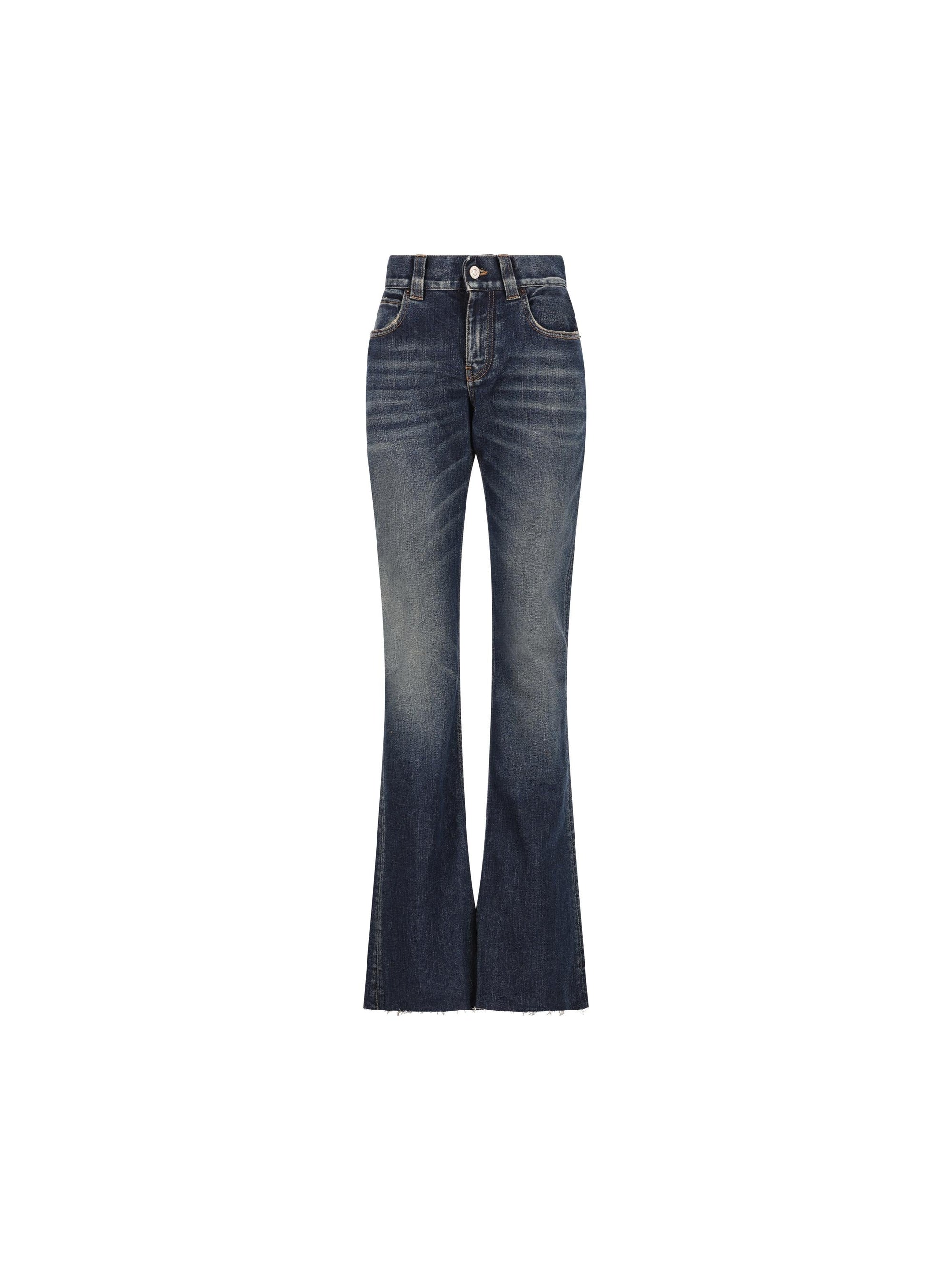 Slim Fit Bootcut Pants Balenciaga – Гарантія оригінальності – боковий вид - BALENCIAGA