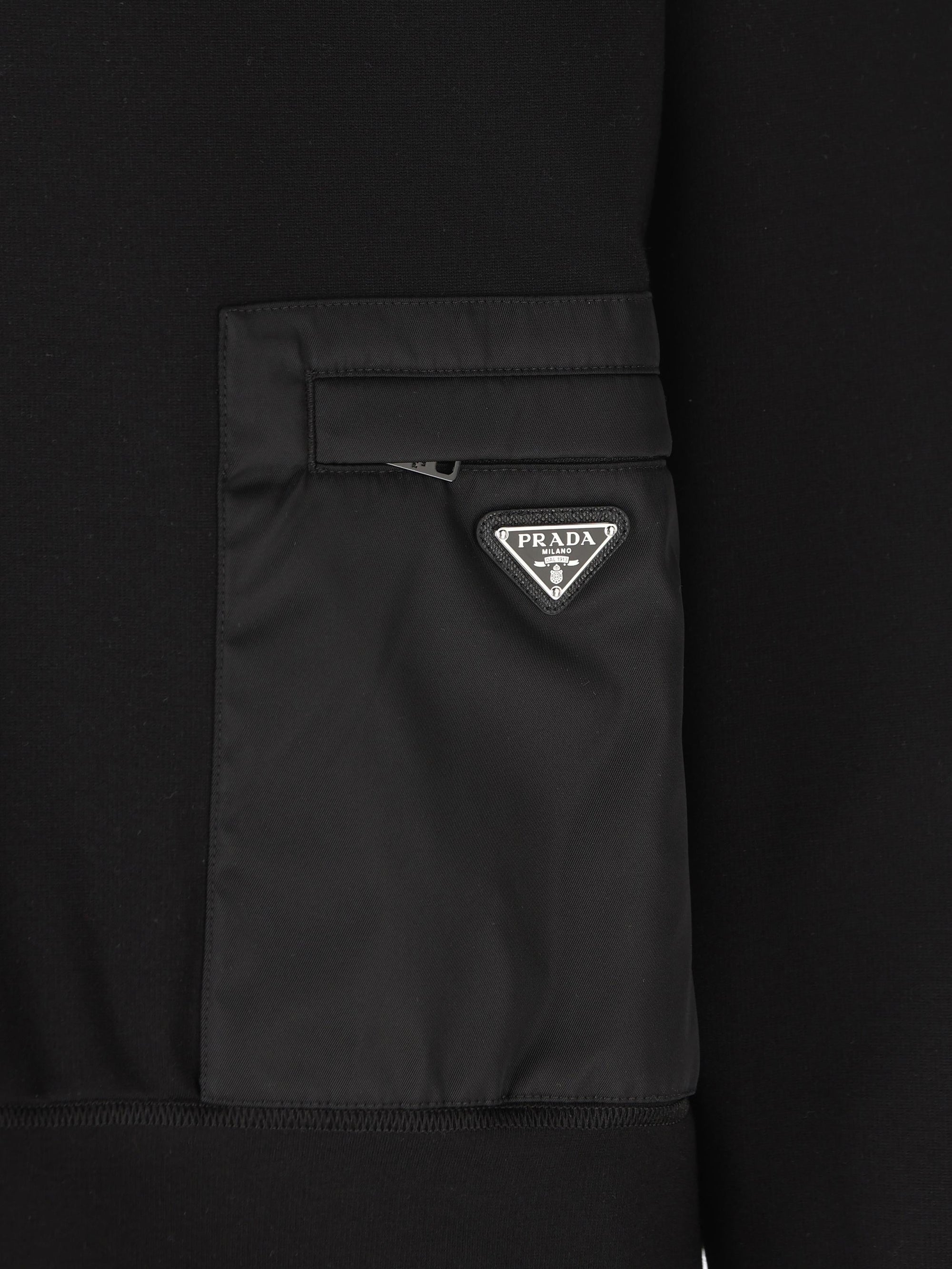 Technical Fabric Sweatshirt Prada оригінал – Купити в Україні – збільшений вид