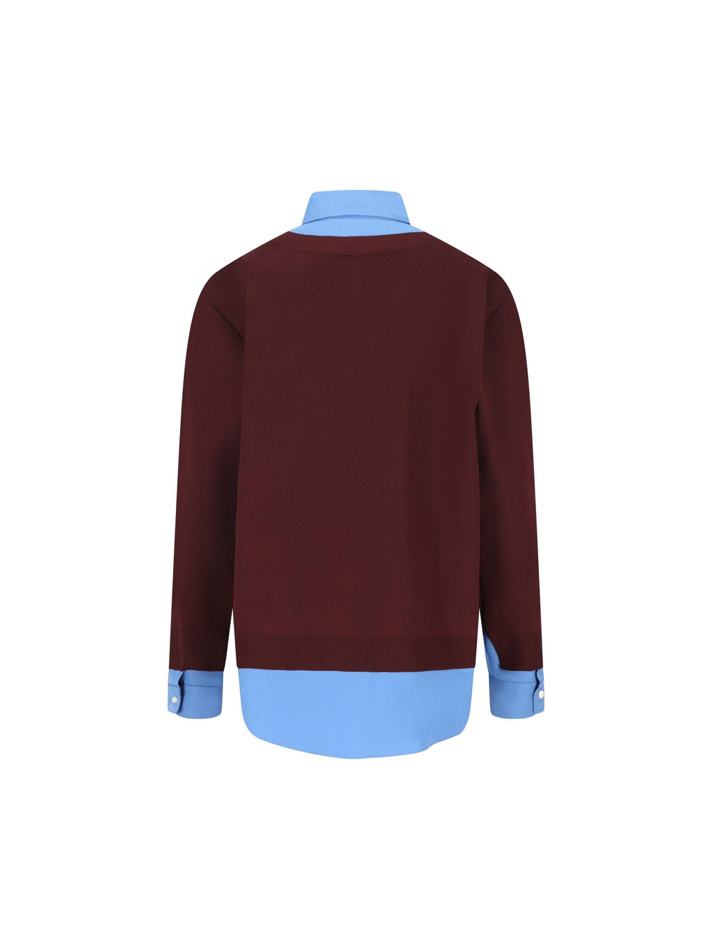 Cashmere And Poplin Shirt Miu miu оригінал – Купити в Україні – вид ззаду