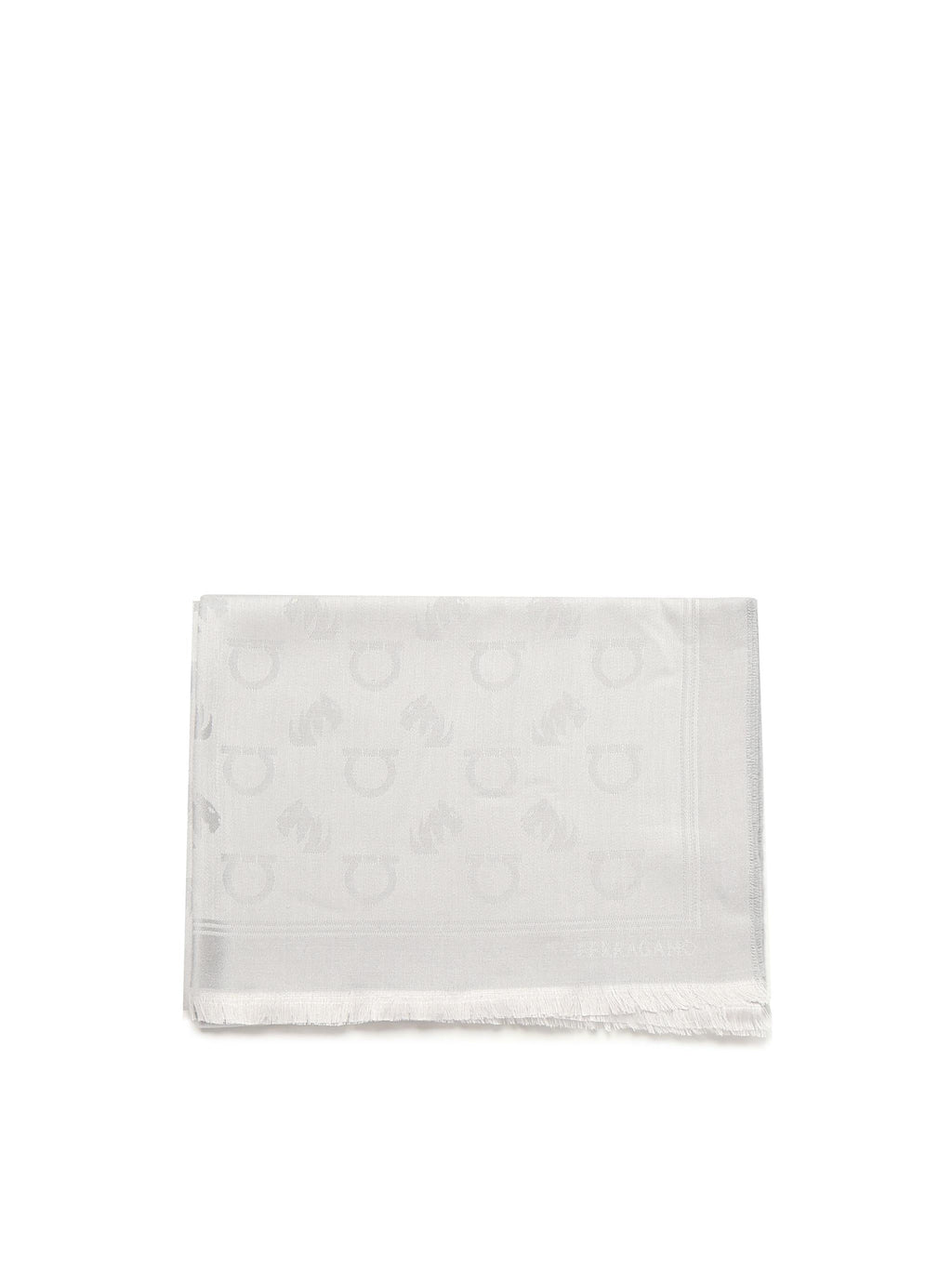 Оригінальна Stola Jacquard Gancini Monogram Salvatore ferragamo – боковий вид