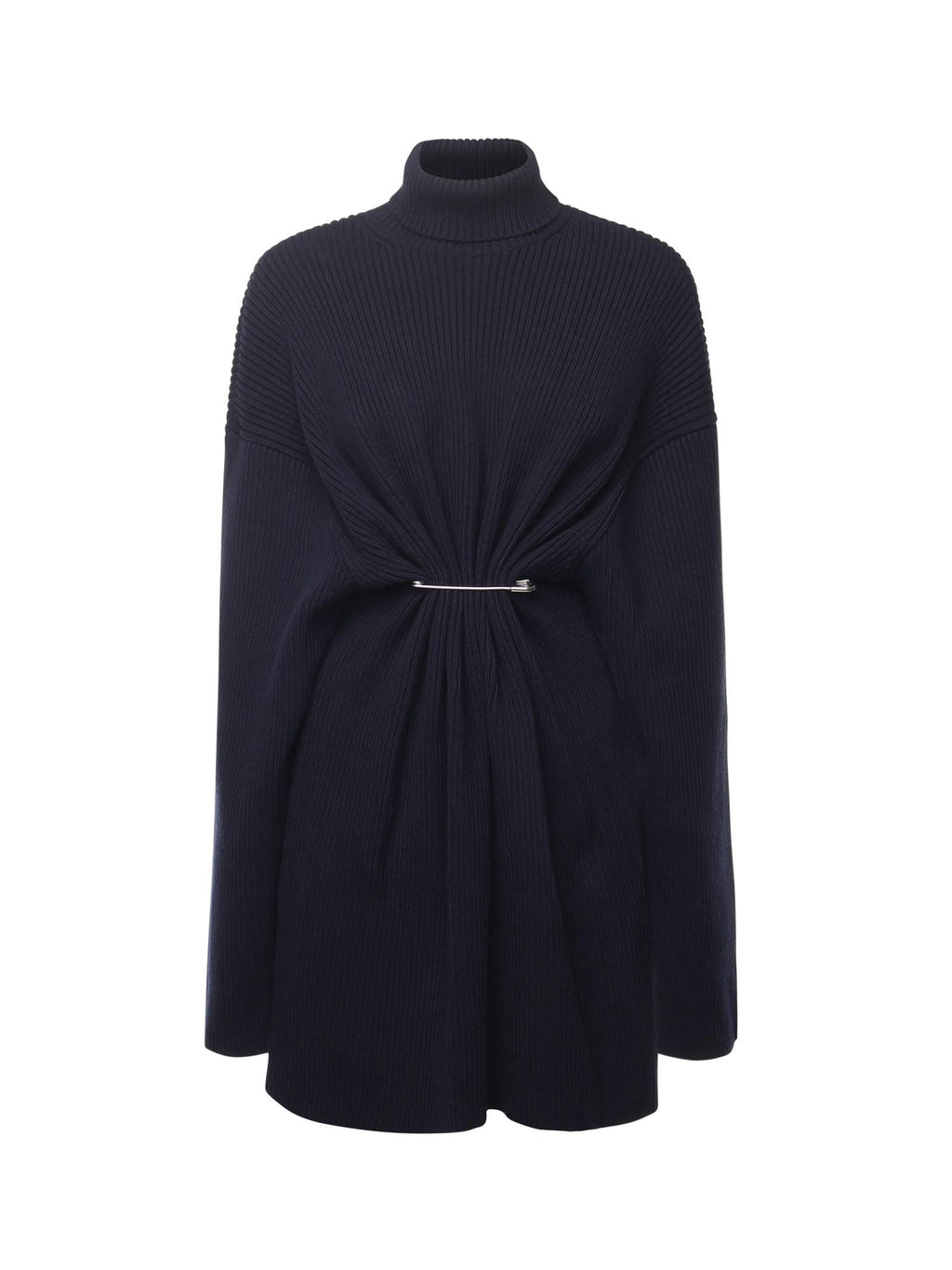 Mini Abito Pinched In Maglia DI Lana E Cotone Balenciaga оригінал – Купити в Україні – боковий вид