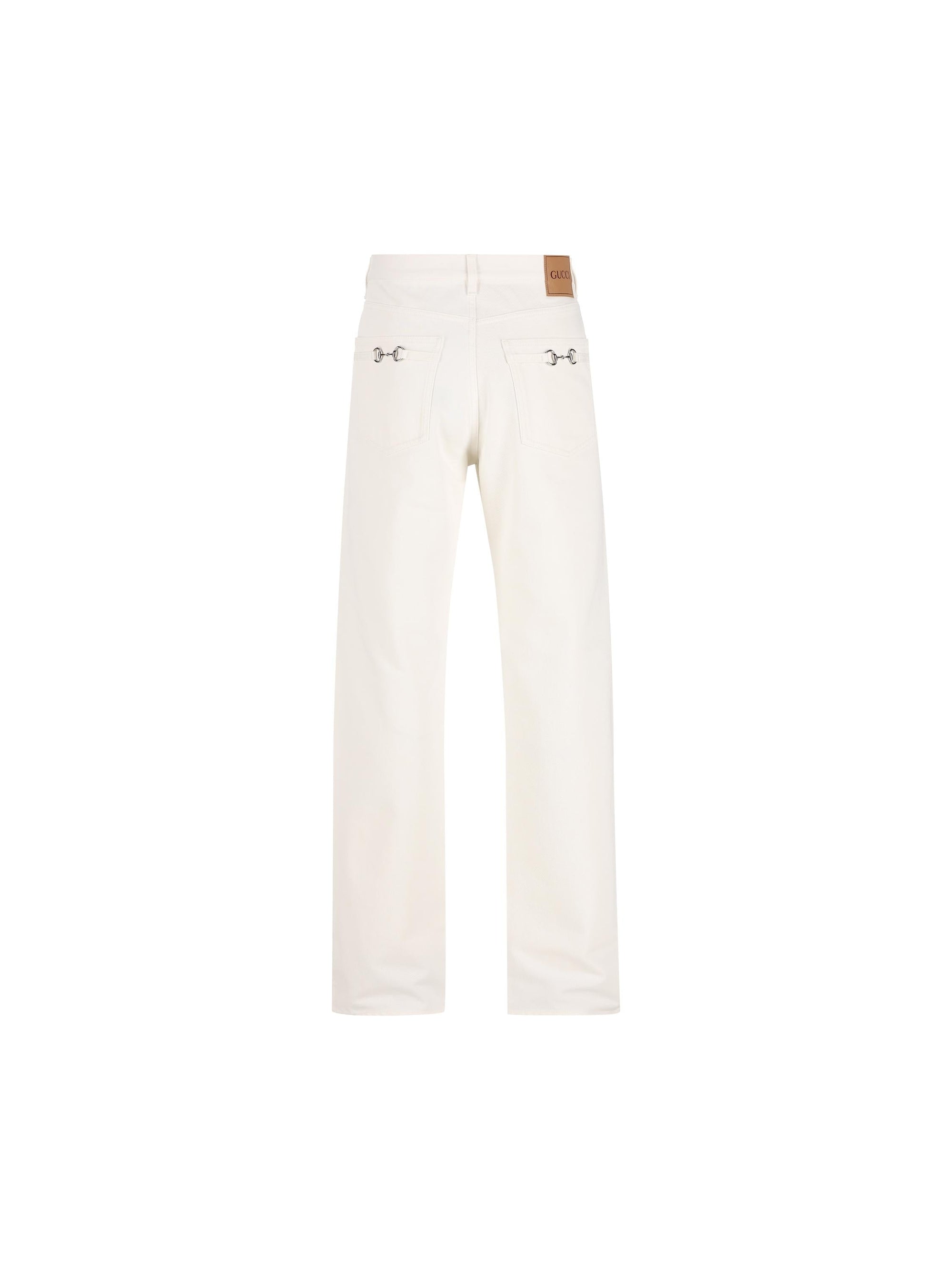 Cotton Trousers Gucci – Гарантія оригінальності – вид ззаду