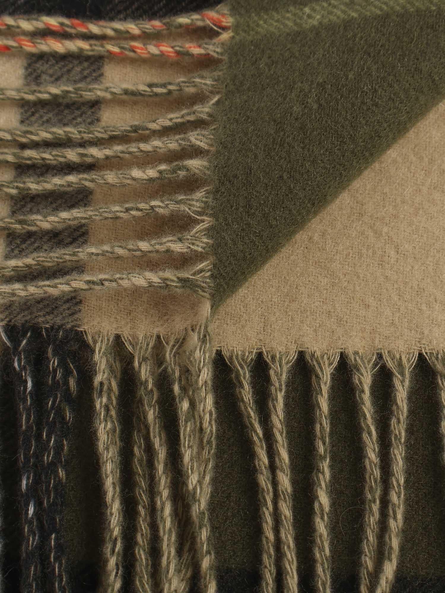Sciarpa In Cashmere Check Double-Fce Burberry оригінал – Купити в Україні – вид ззаду