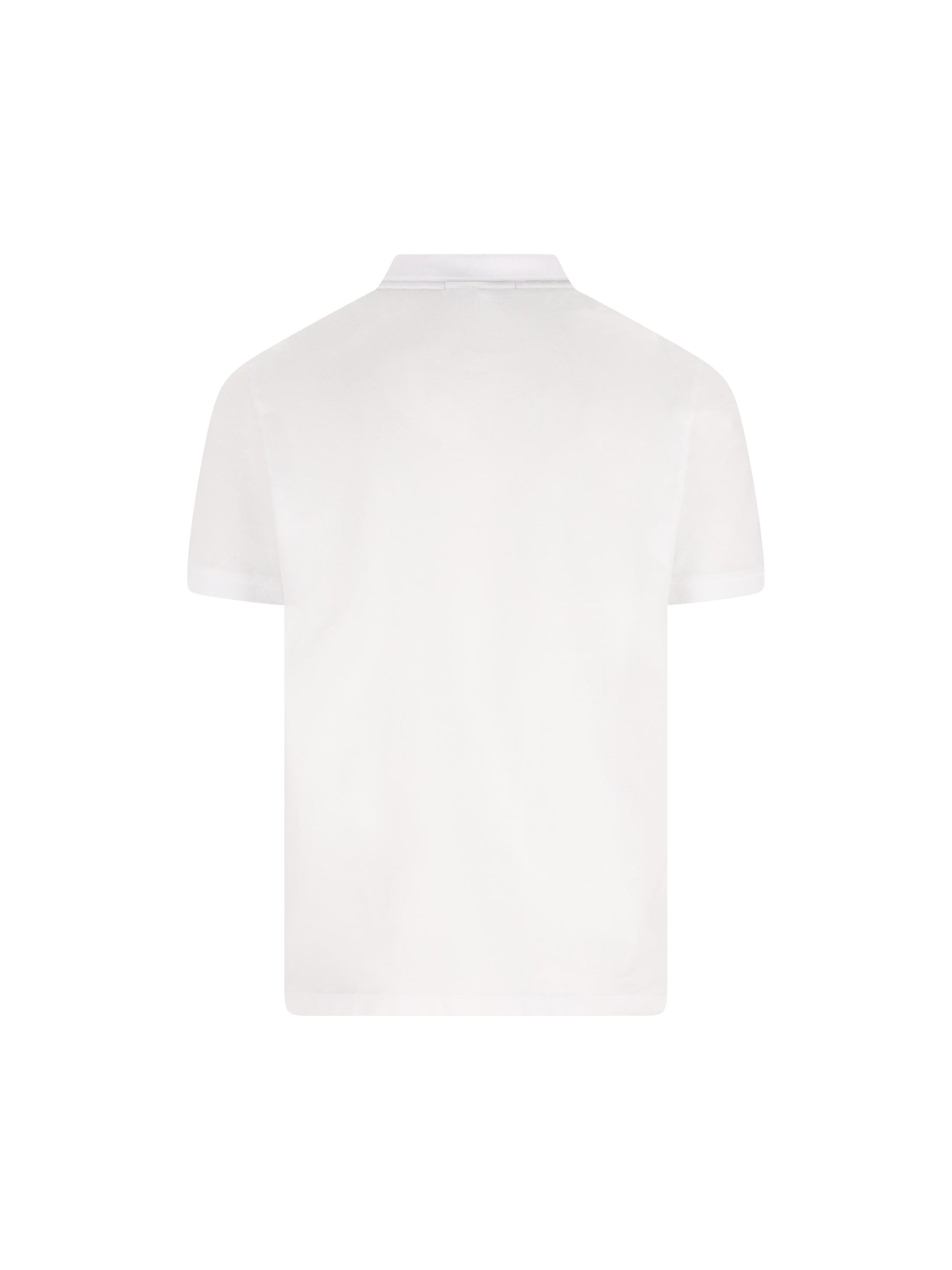 Cotton Polo Shirt Stone island – Гарантія оригінальності – вид ззаду