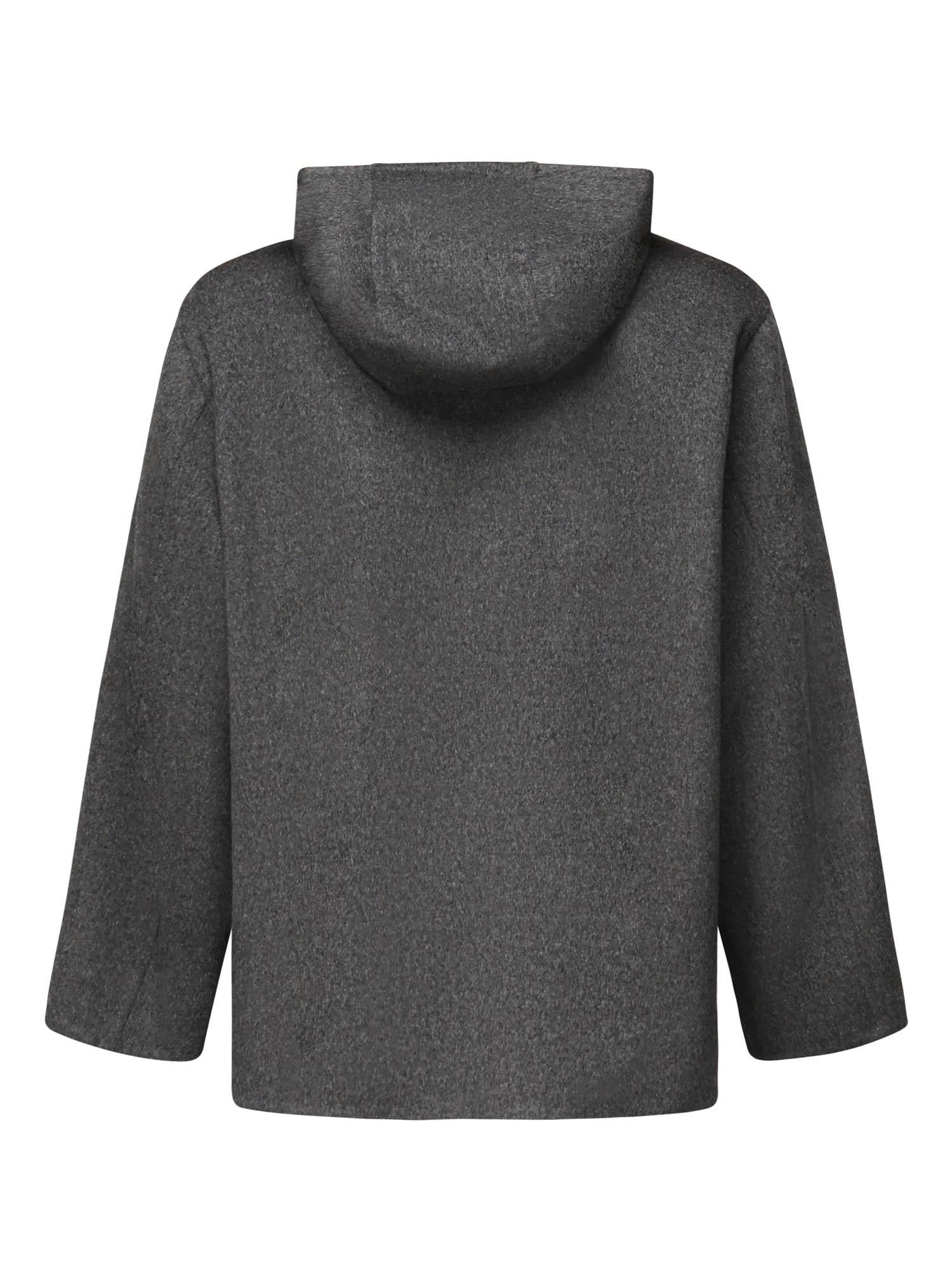 Giacca Con Cappuccio In Lana Double Face Bottega veneta оригінал – Купити в Україні – детальний вид