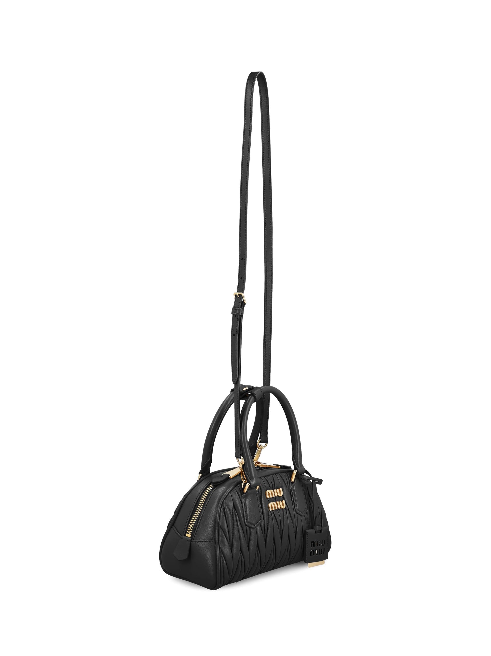 Arcadie Leather Bag Miu miu – Гарантія оригінальності – детальний вид