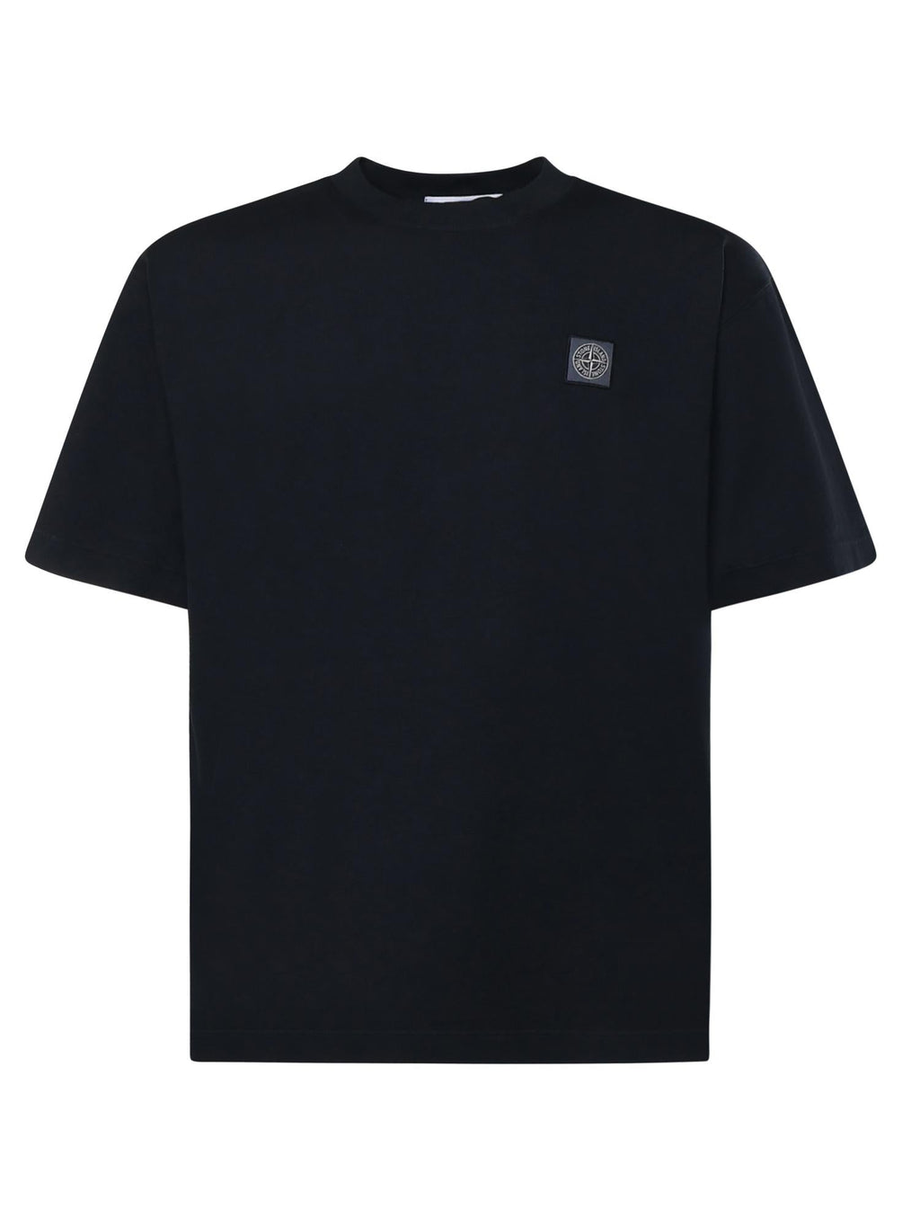 Оригінальна T-Shirt Con Patch Compass In Jersey DI Cotone Stone island – боковий вид