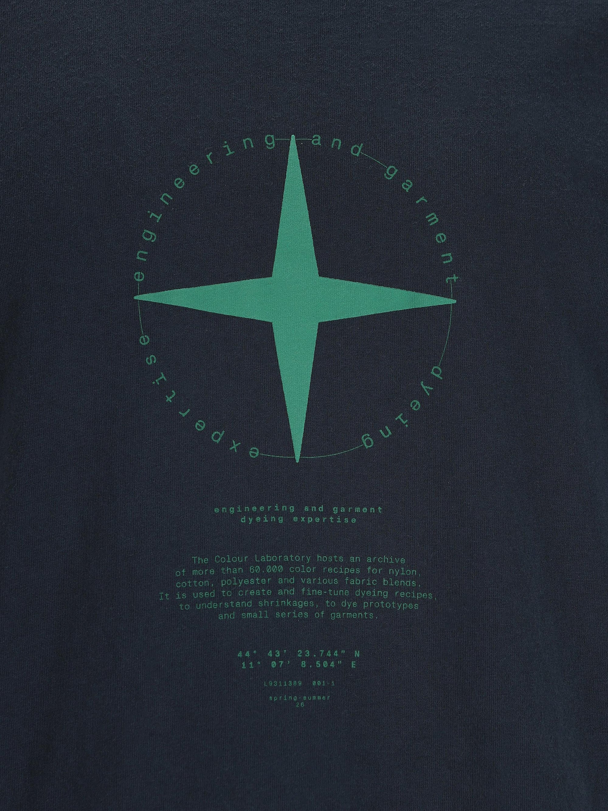 Cotton T Shirt Stone island оригінал – Купити в Україні – збільшений вид
