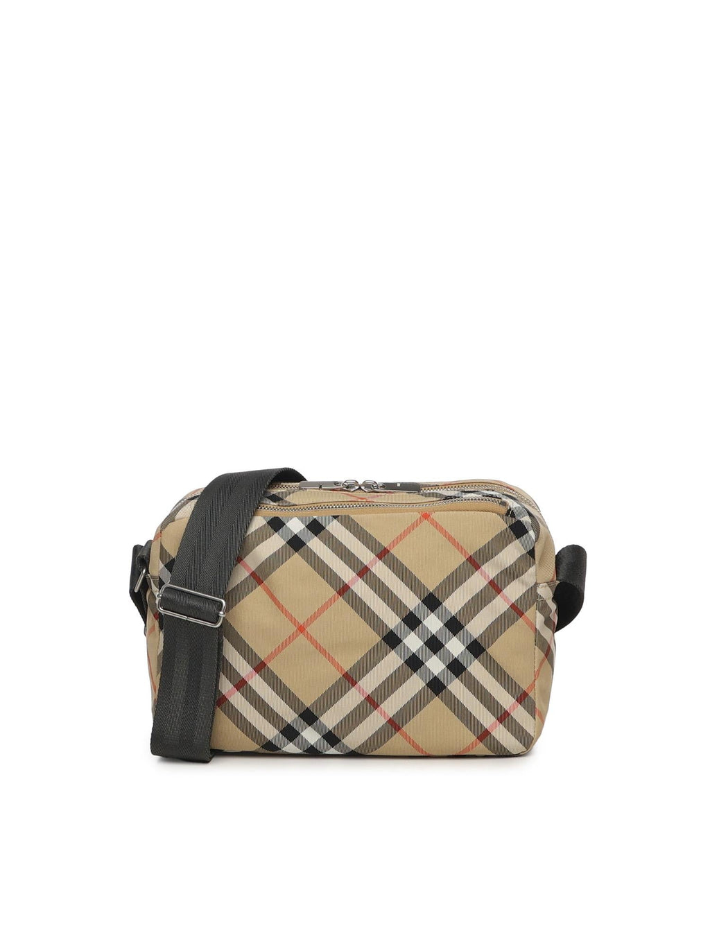 Borsa Messenger Con Motivo Vintage Check Burberry оригінал – Купити в Україні – боковий вид
