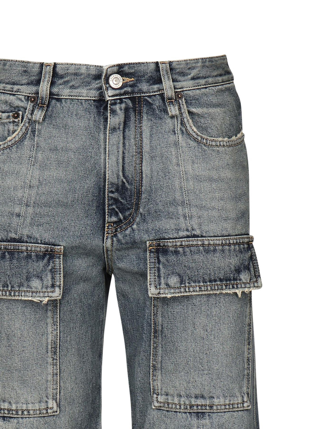 Оригінальна Pantaloni Cargo Flared Balenciaga – вид ззаду