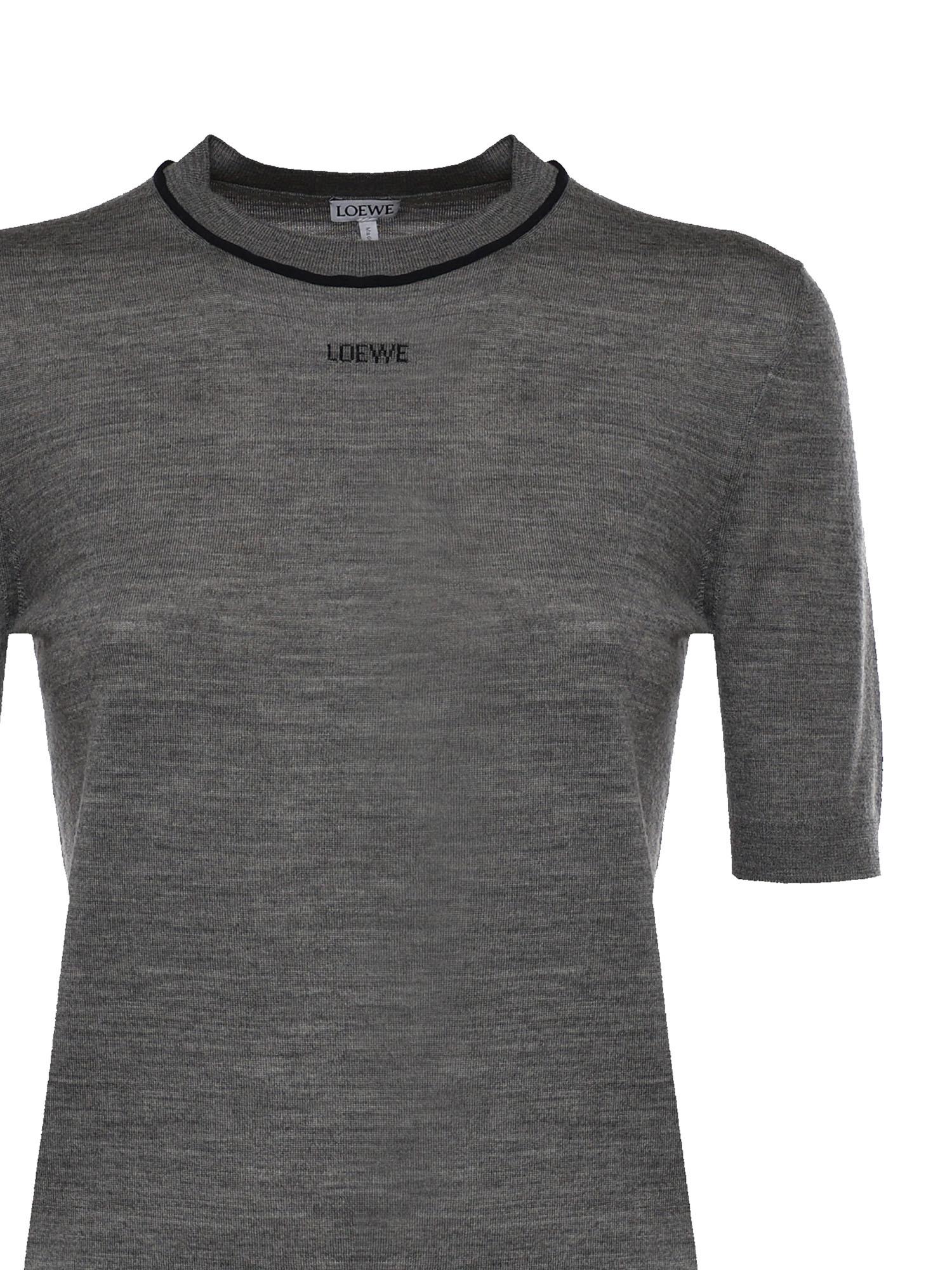 Maglione In Lana Con Logo Loewe оригінал – Купити в Україні – вид ззаду