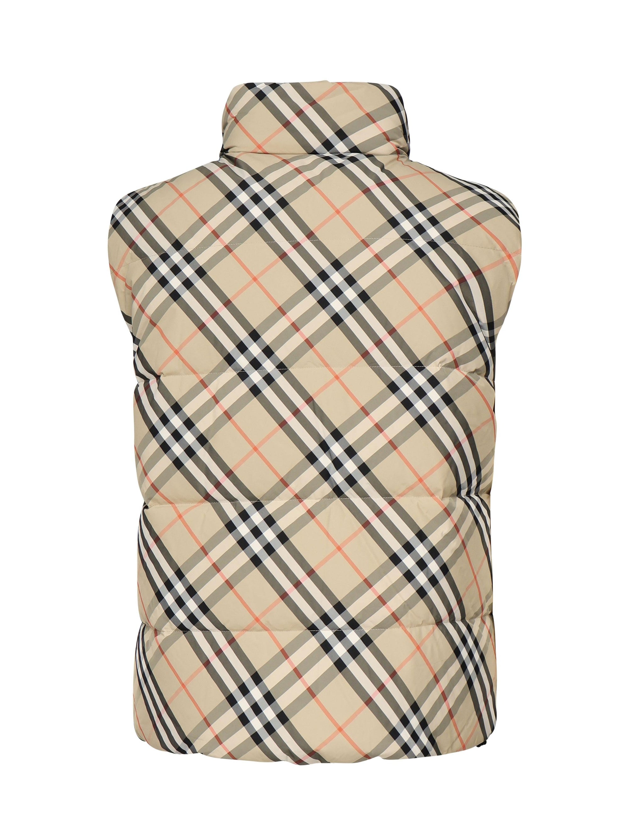 Оригінальна Gilet Imbottito A Quadri Burberry – детальний вид