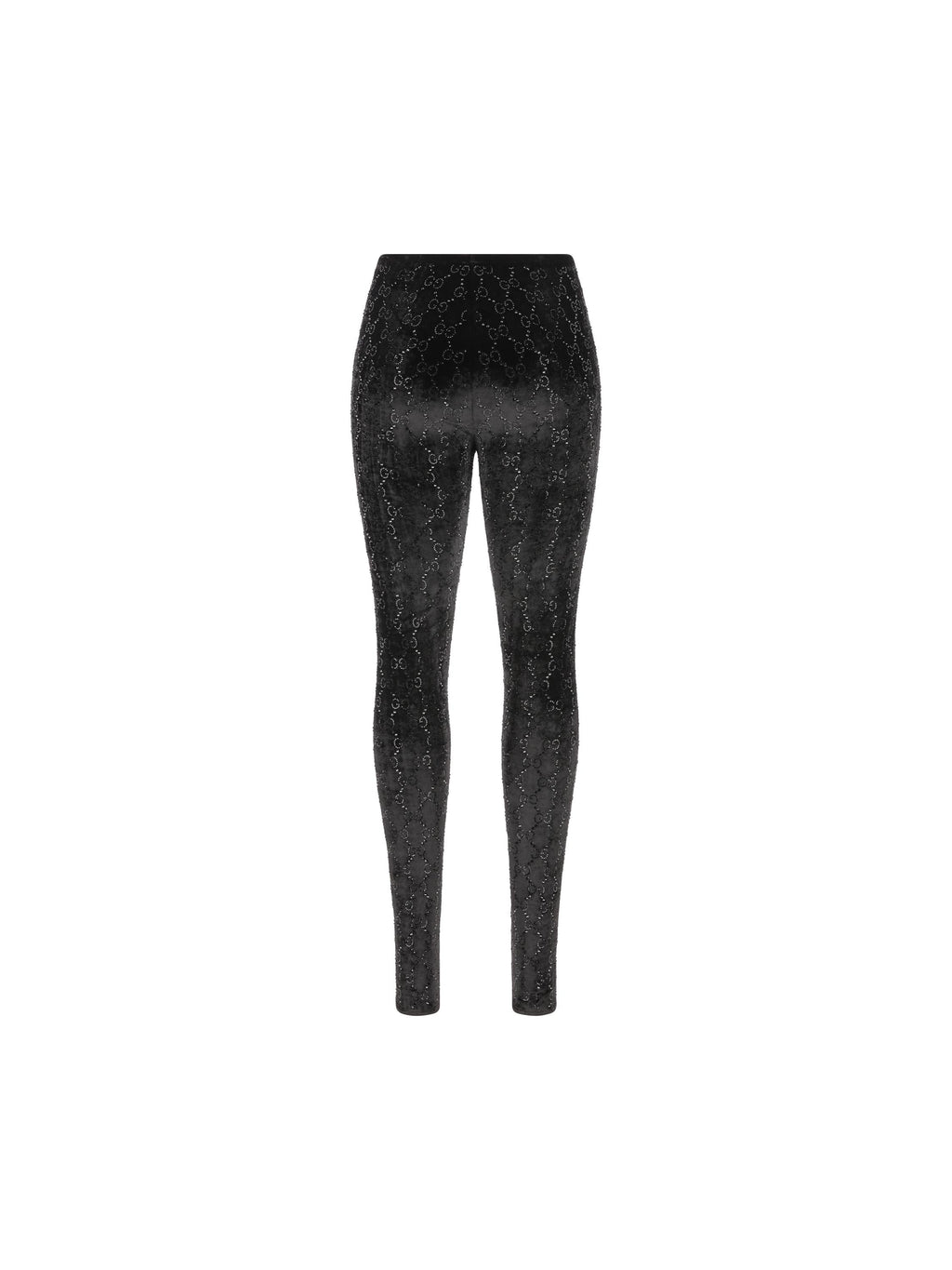 Leggings With Gg Embroidery Gucci – Гарантія оригінальності – вид ззаду