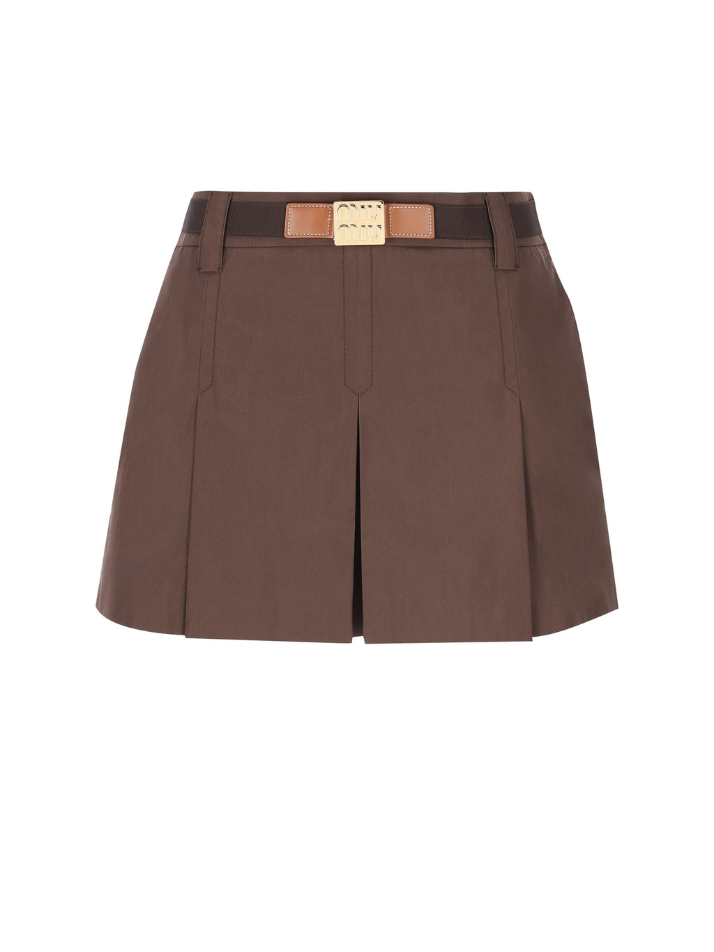 Mini Skirt In Panama Miu miu – Гарантія оригінальності – боковий вид
