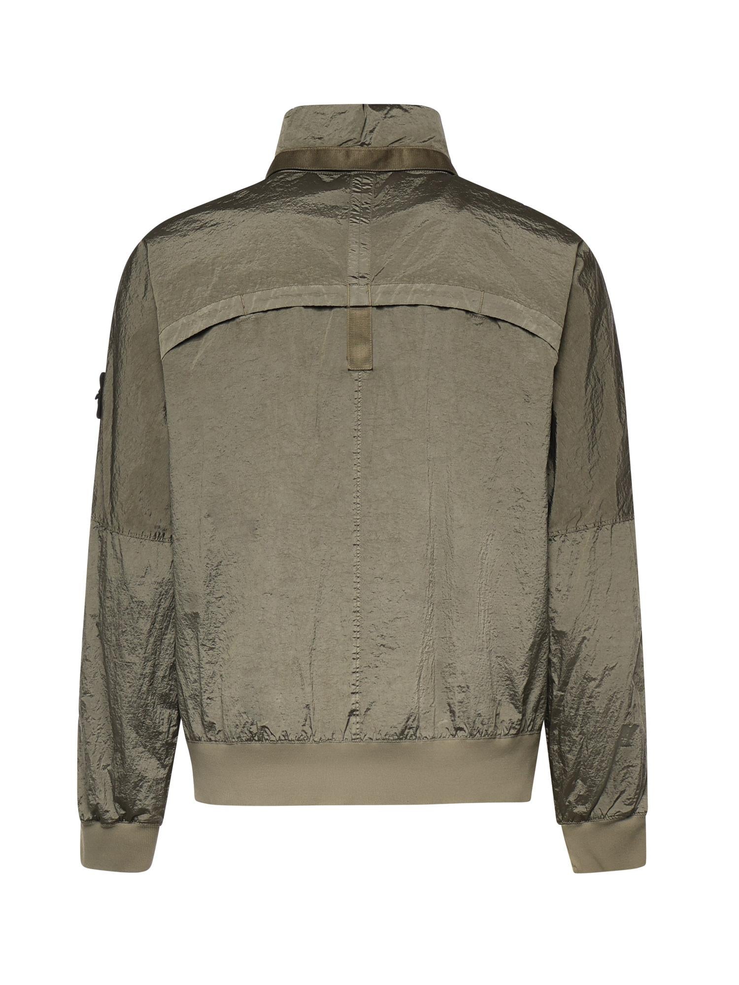 Оригінальна Giacca Con Colletto Rigido In Nylon Metal Stone island – детальний вид